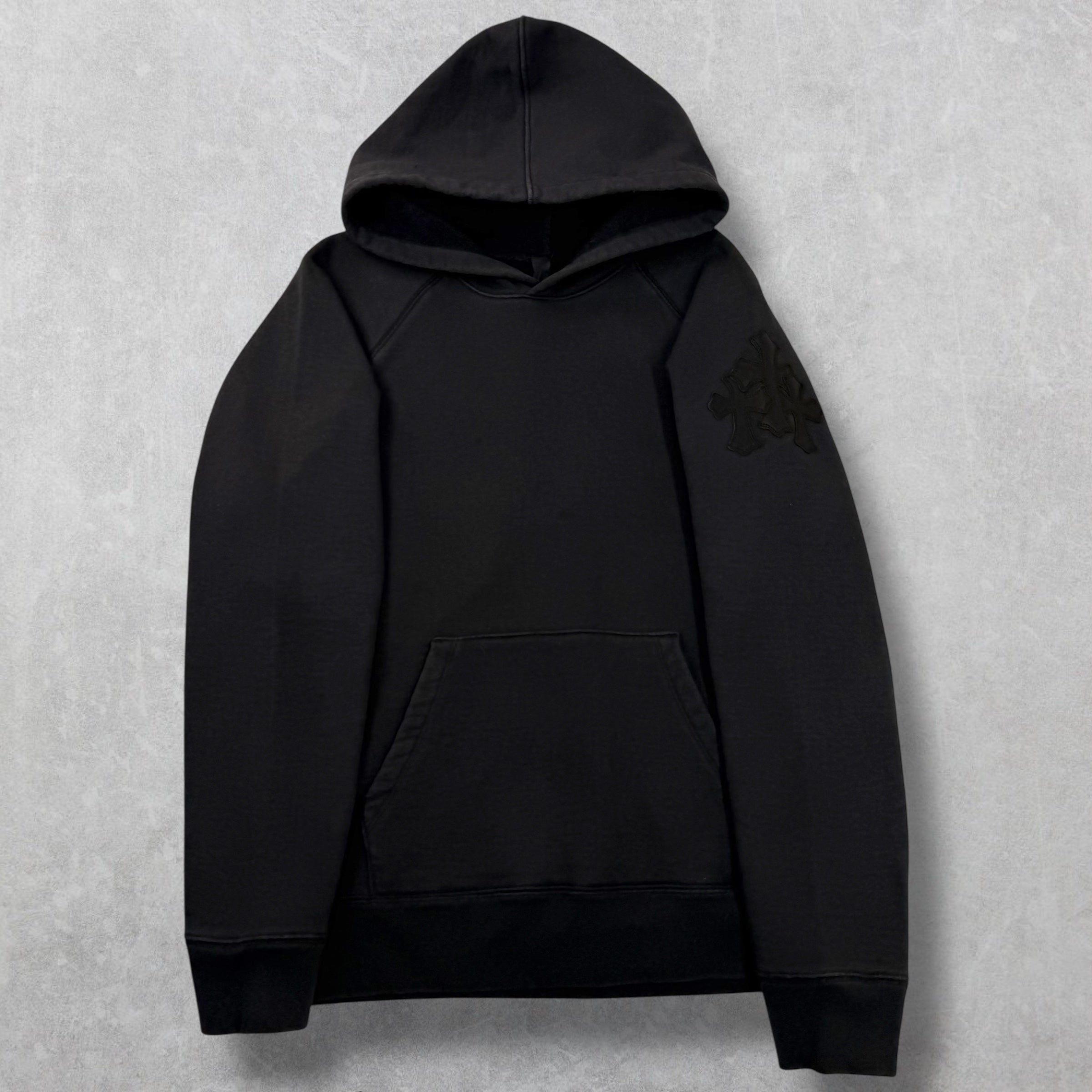 Chrome Hearts Paper Jam Triple Cross Patch Hoodie S