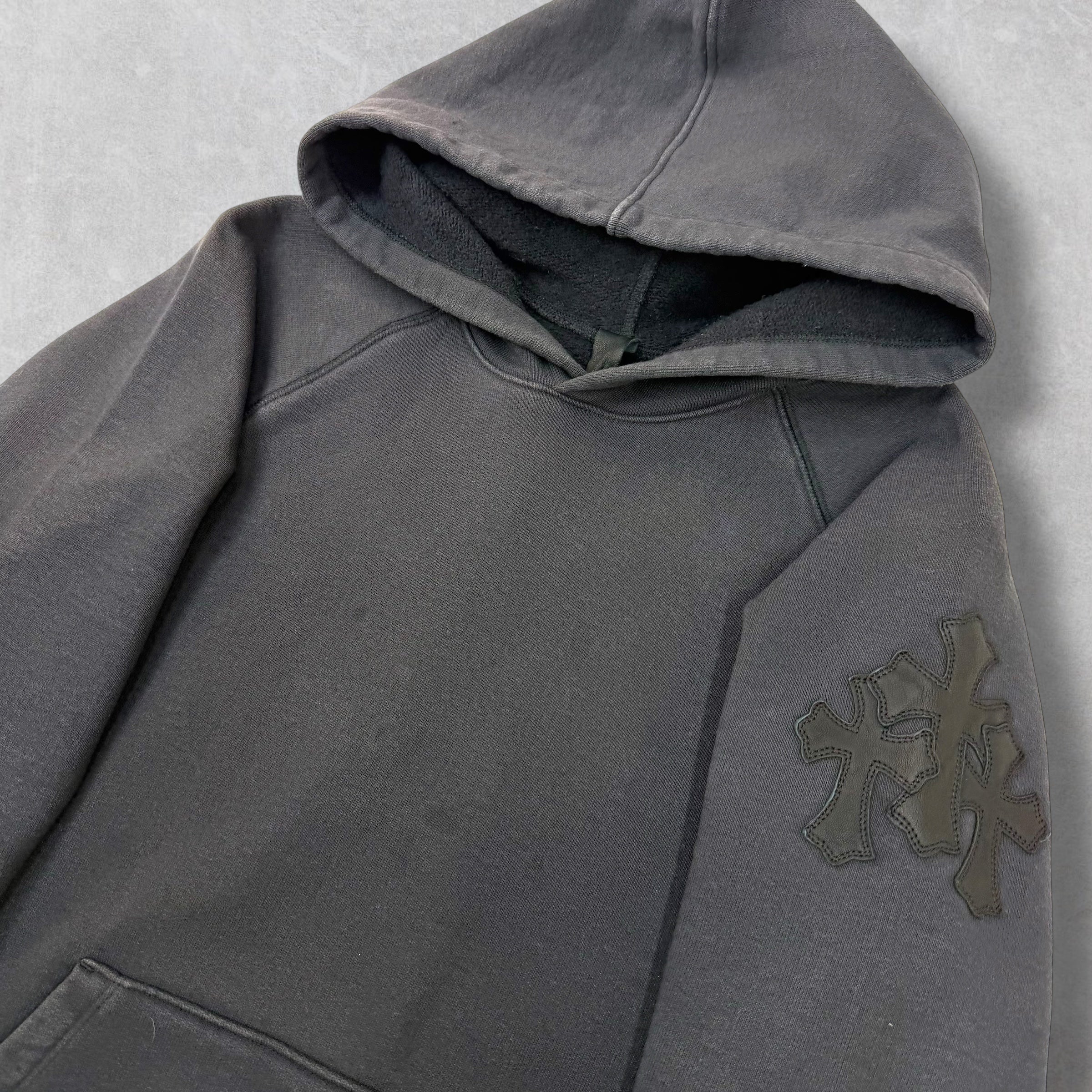 Chrome Hearts Paper Jam Triple Cross Patch Hoodie S