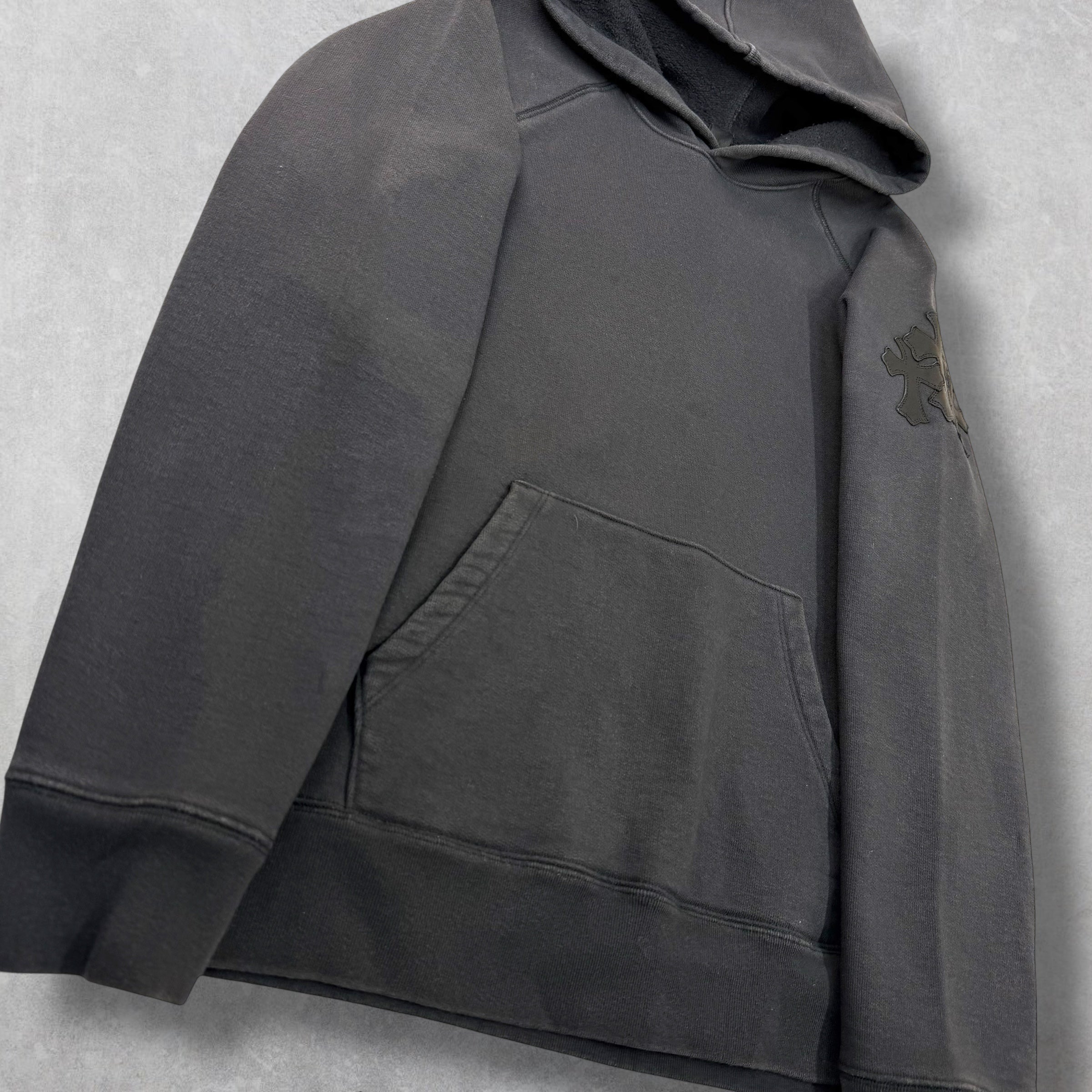 Chrome Hearts Paper Jam Triple Cross Patch Hoodie S