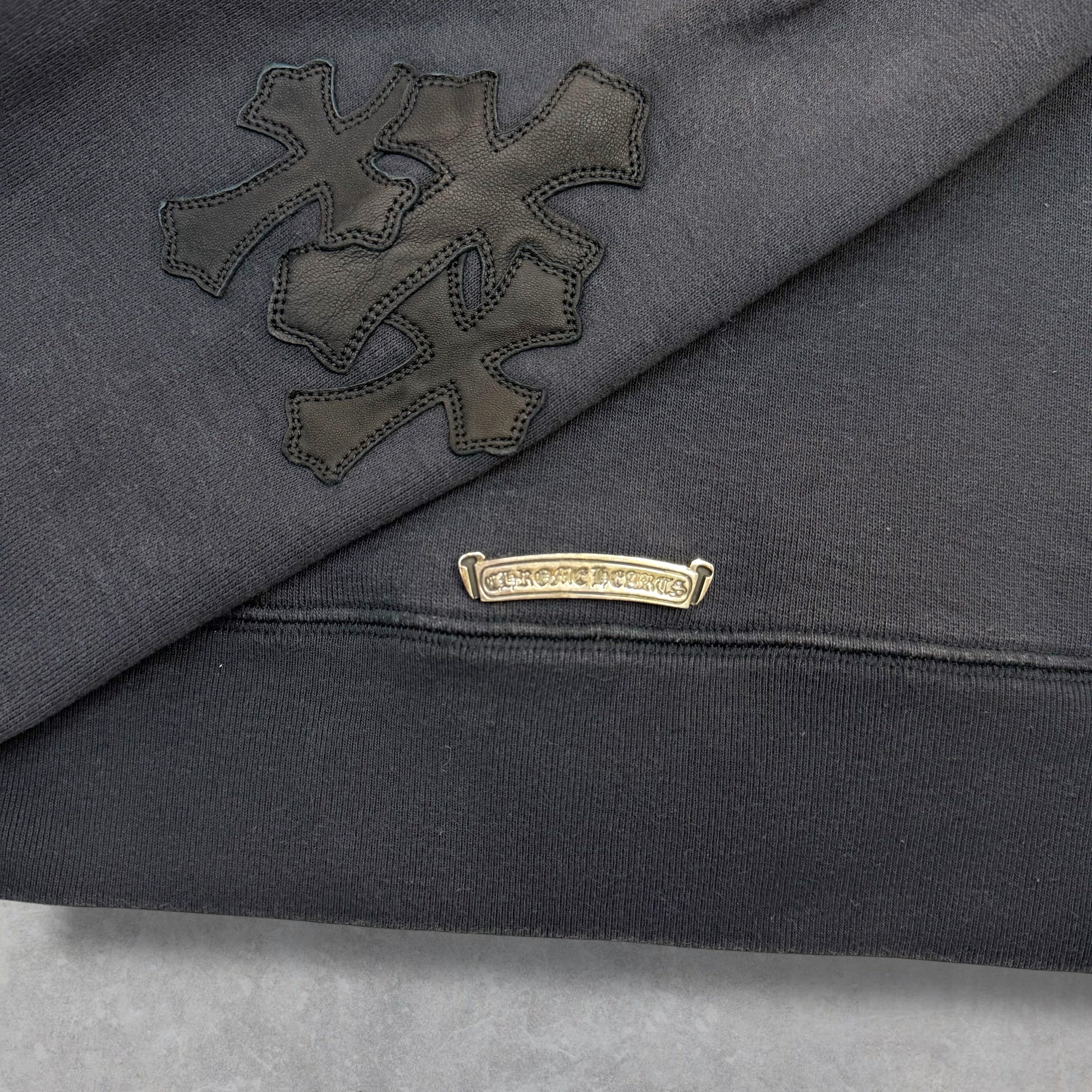 Chrome Hearts Paper Jam Triple Cross Patch Hoodie S