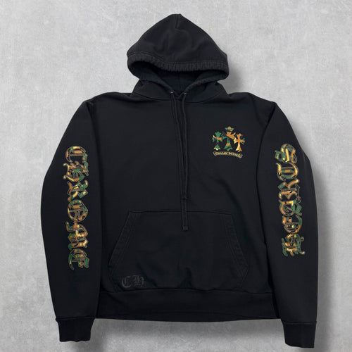 Chrome Hearts Black Camo Horseshoe Hoodie M