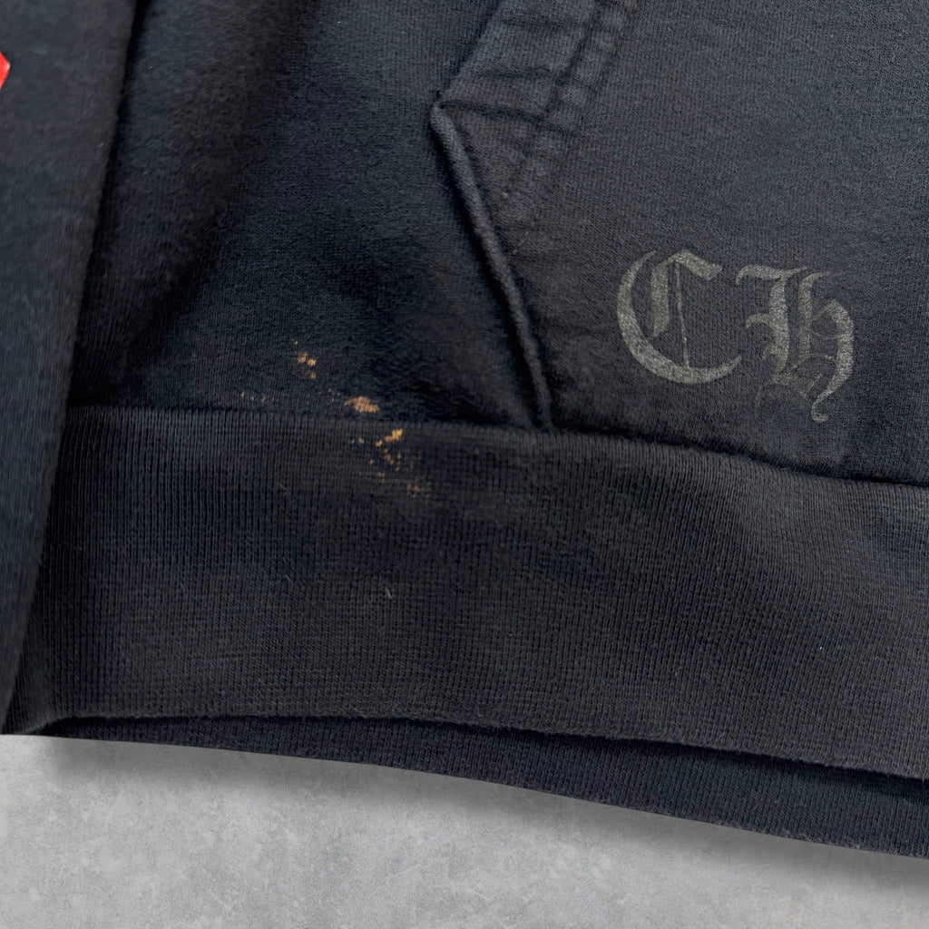 Chrome Hearts Hollywood Red Plus Cross Zip Up S