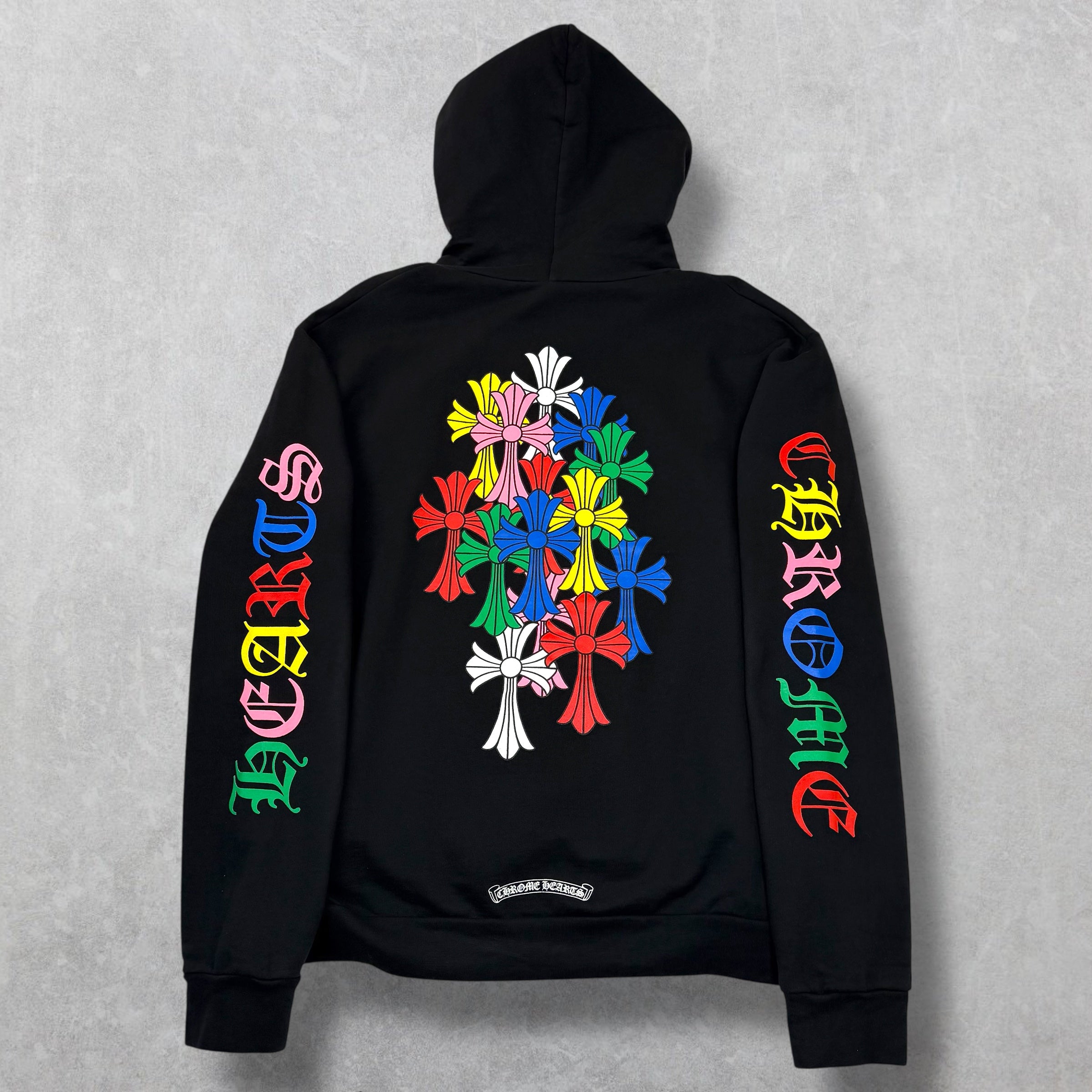 Chrome Hearts Multicolor Cross Hoodie L
