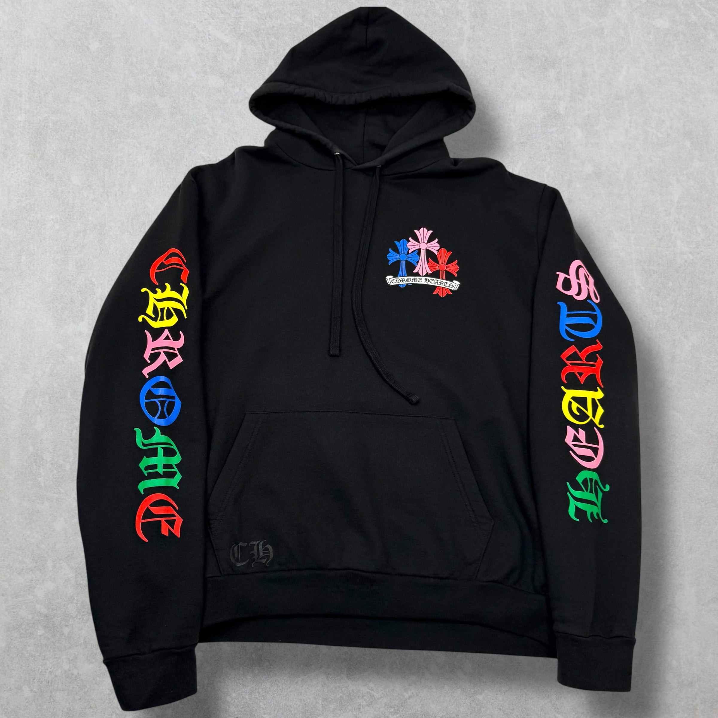 Chrome Hearts Multicolor Cross Hoodie L