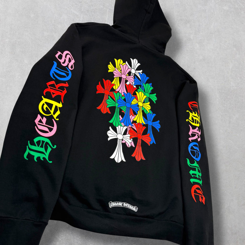 Chrome Hearts Multicolor Cross Hoodie L