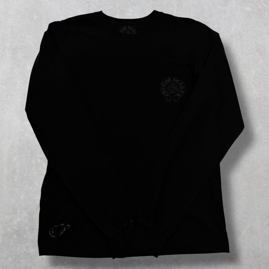 Chrome Hearts Black Staff Horseshoe Tee M