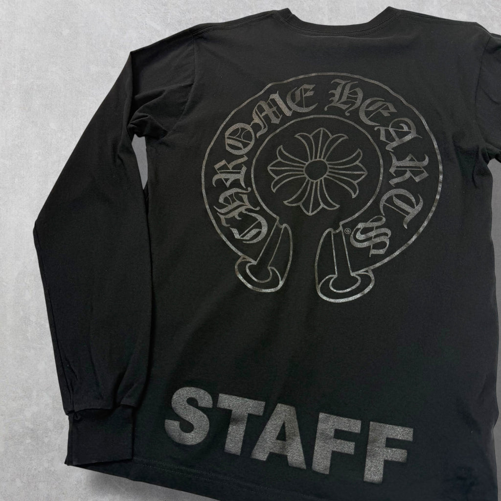 Chrome Hearts Black Staff Horseshoe Tee M