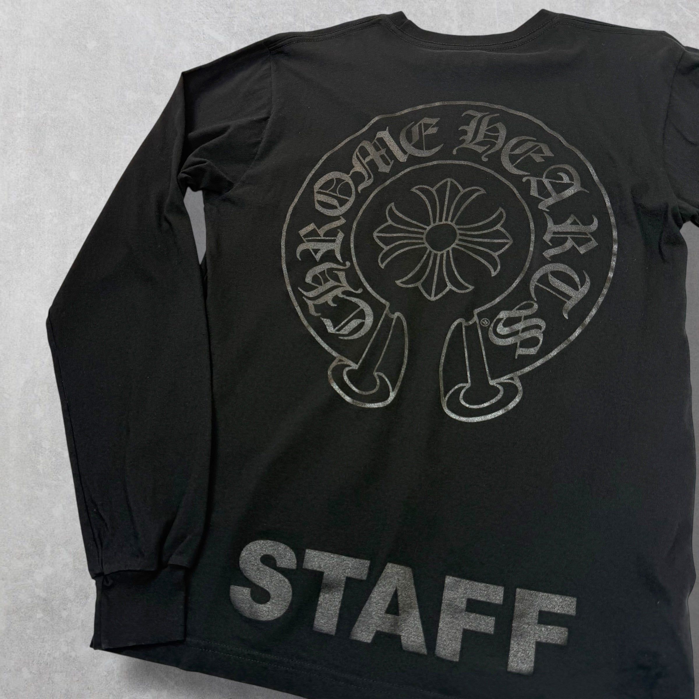 Chrome Hearts Black Staff Horseshoe Tee M
