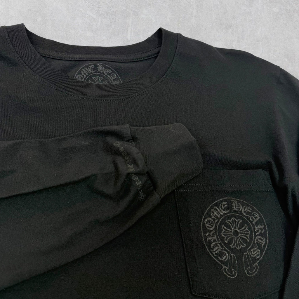Chrome Hearts Black Staff Horseshoe Tee M