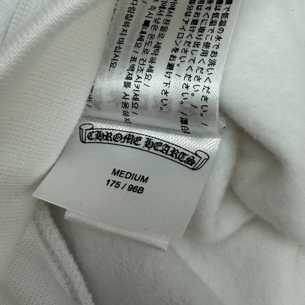 Chrome Hearts Rolling Stones Blue Lips White Hoodie M