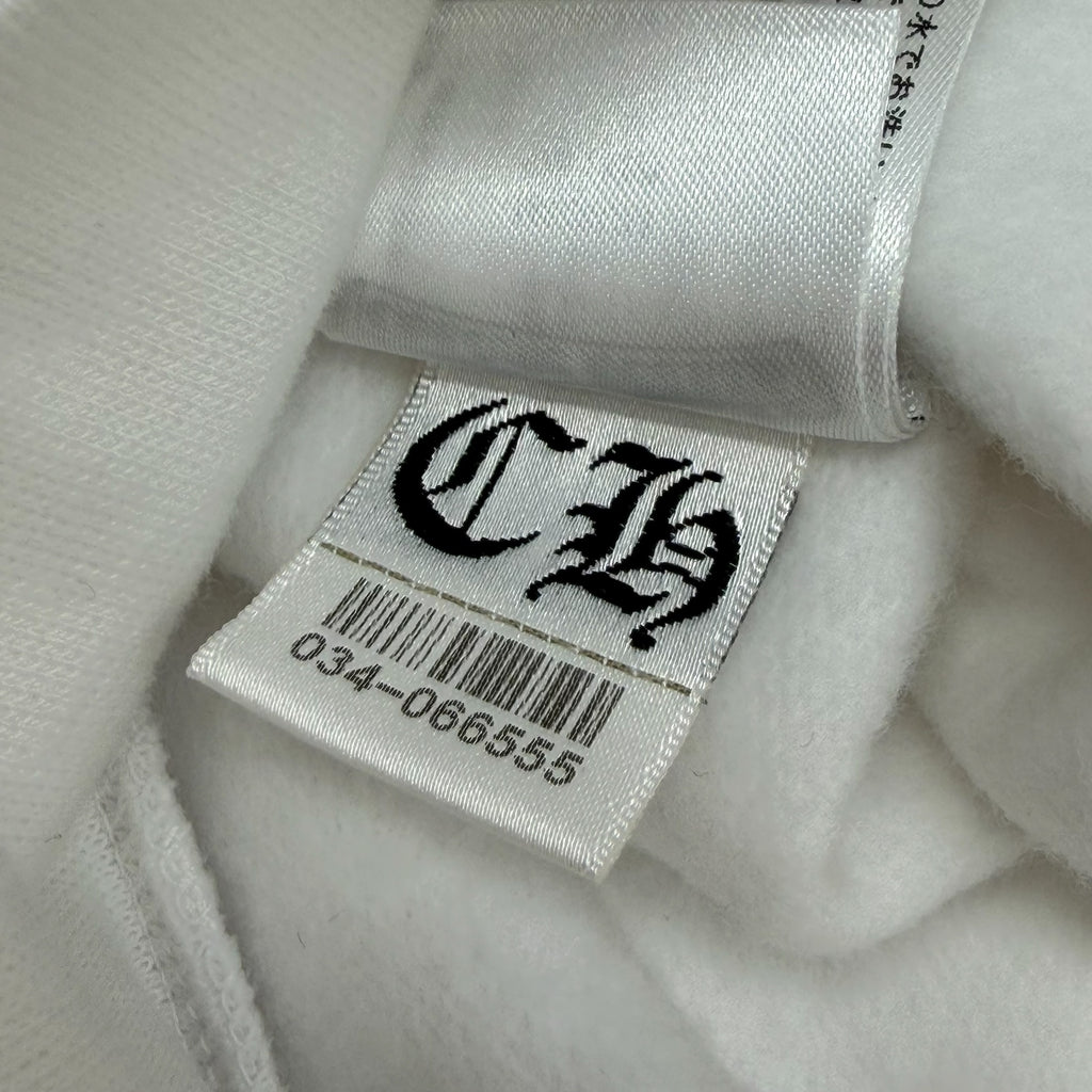 Chrome Hearts Rolling Stones Blue Lips White Hoodie M