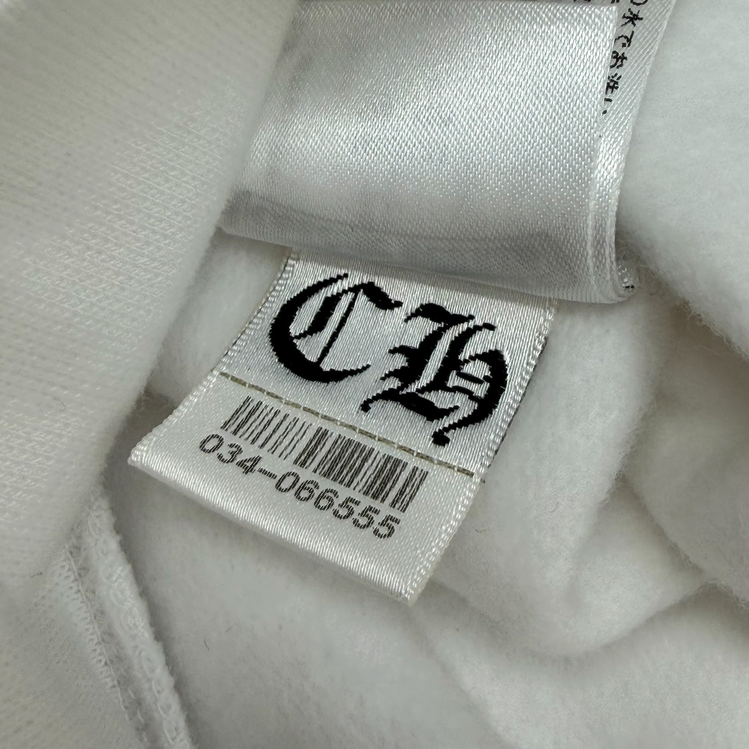 Chrome Hearts Rolling Stones Blue Lips White Hoodie M
