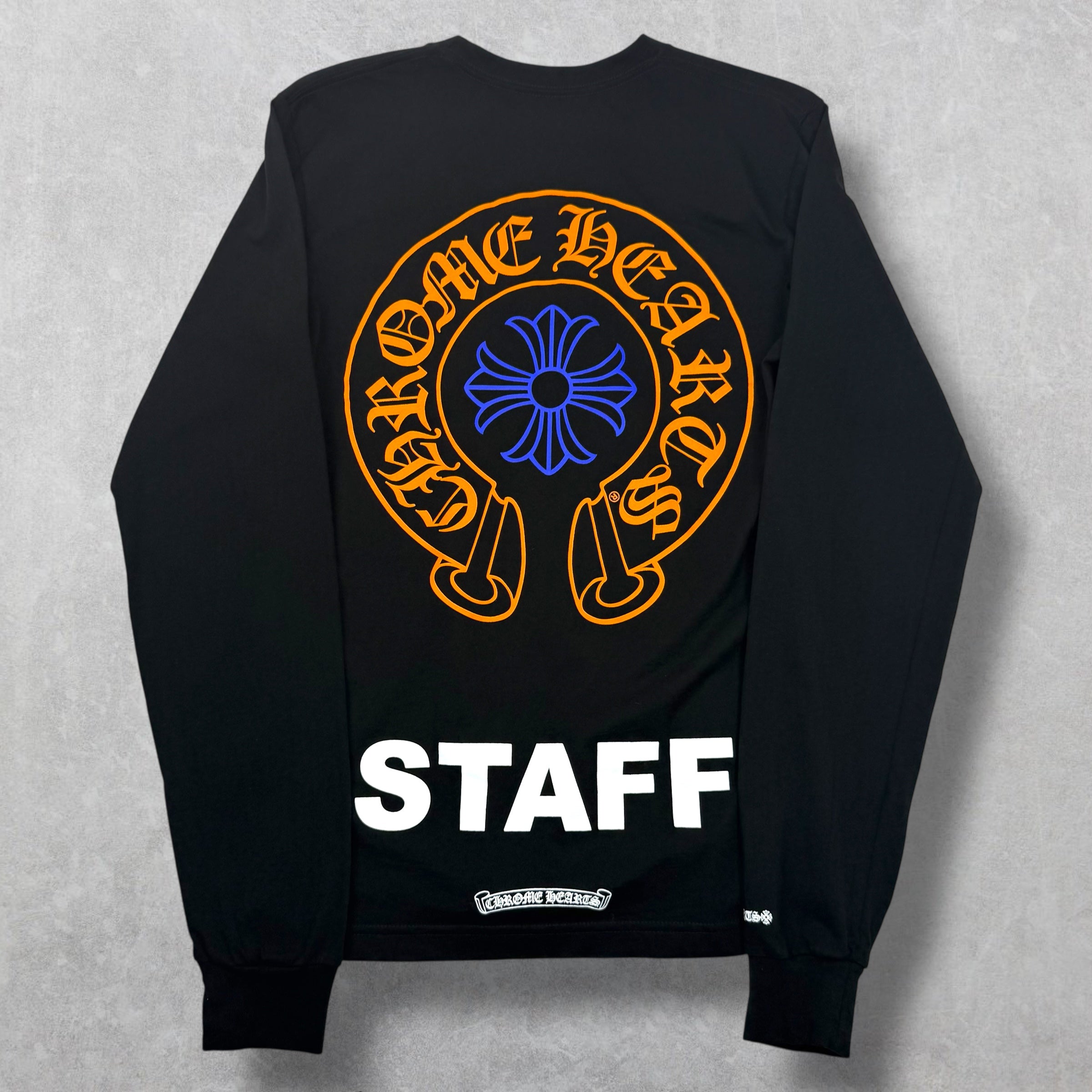 Chrome Hearts Orange/Blue Horseshoe Staff L/S M