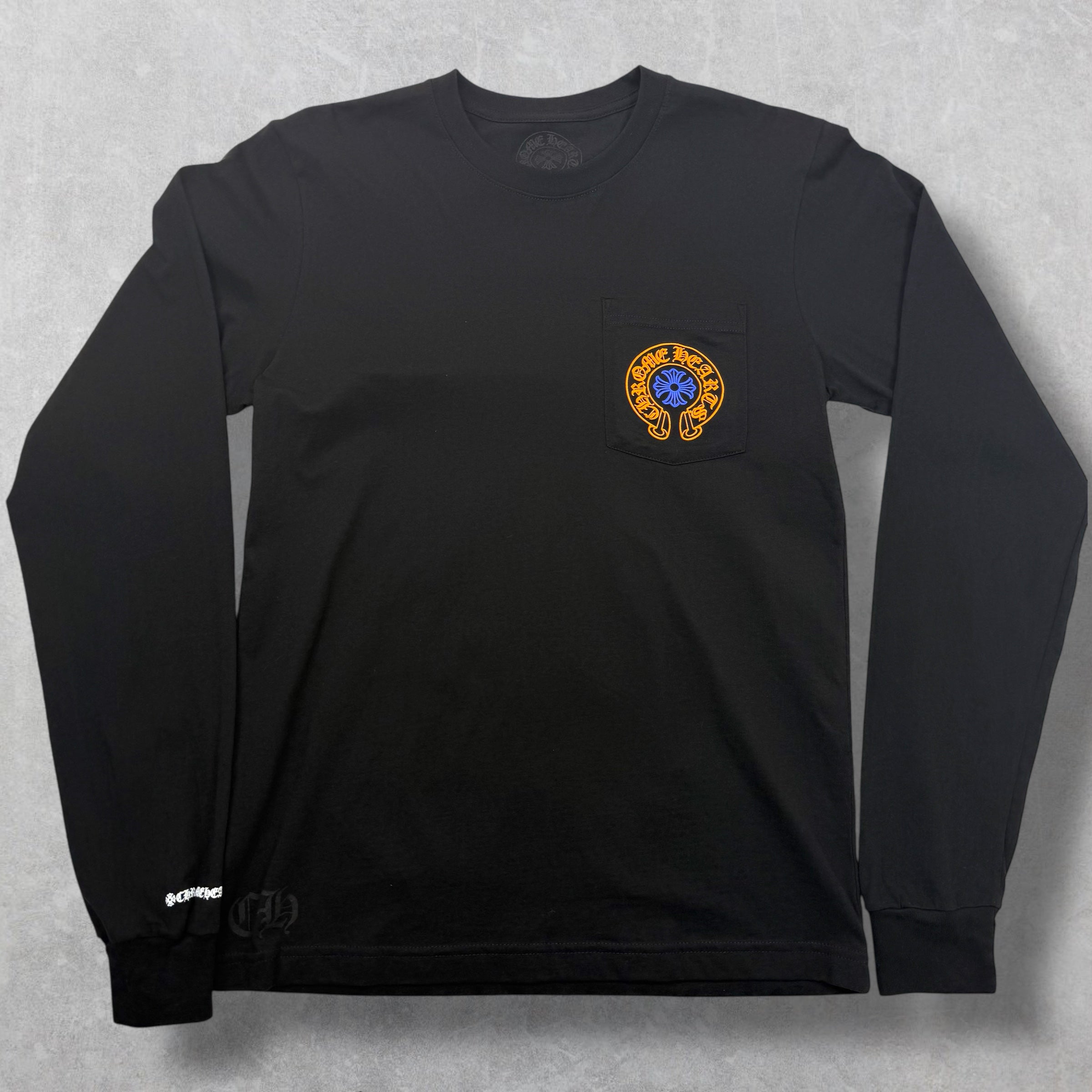 Chrome Hearts Orange/Blue Horseshoe Staff L/S M