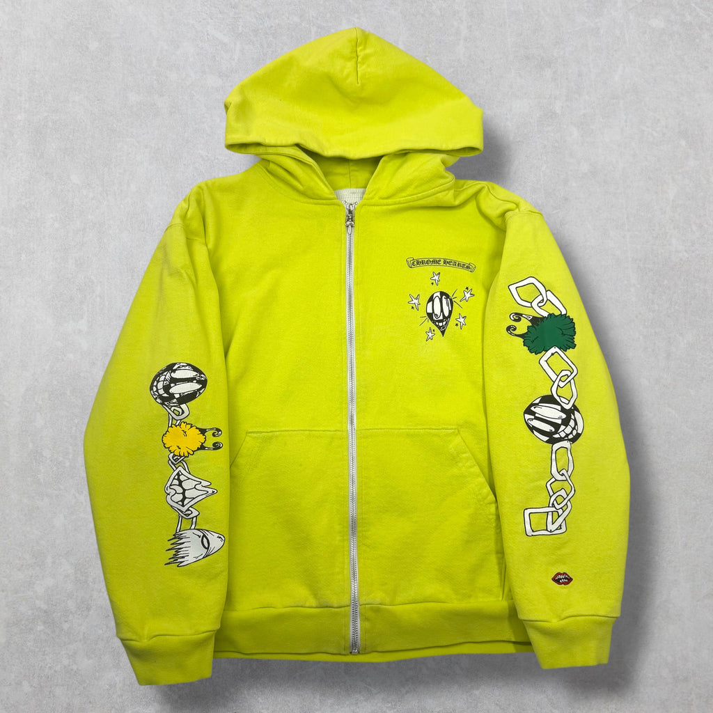 Chrome Hearts Matty Boy Link Thermal Zip Up L