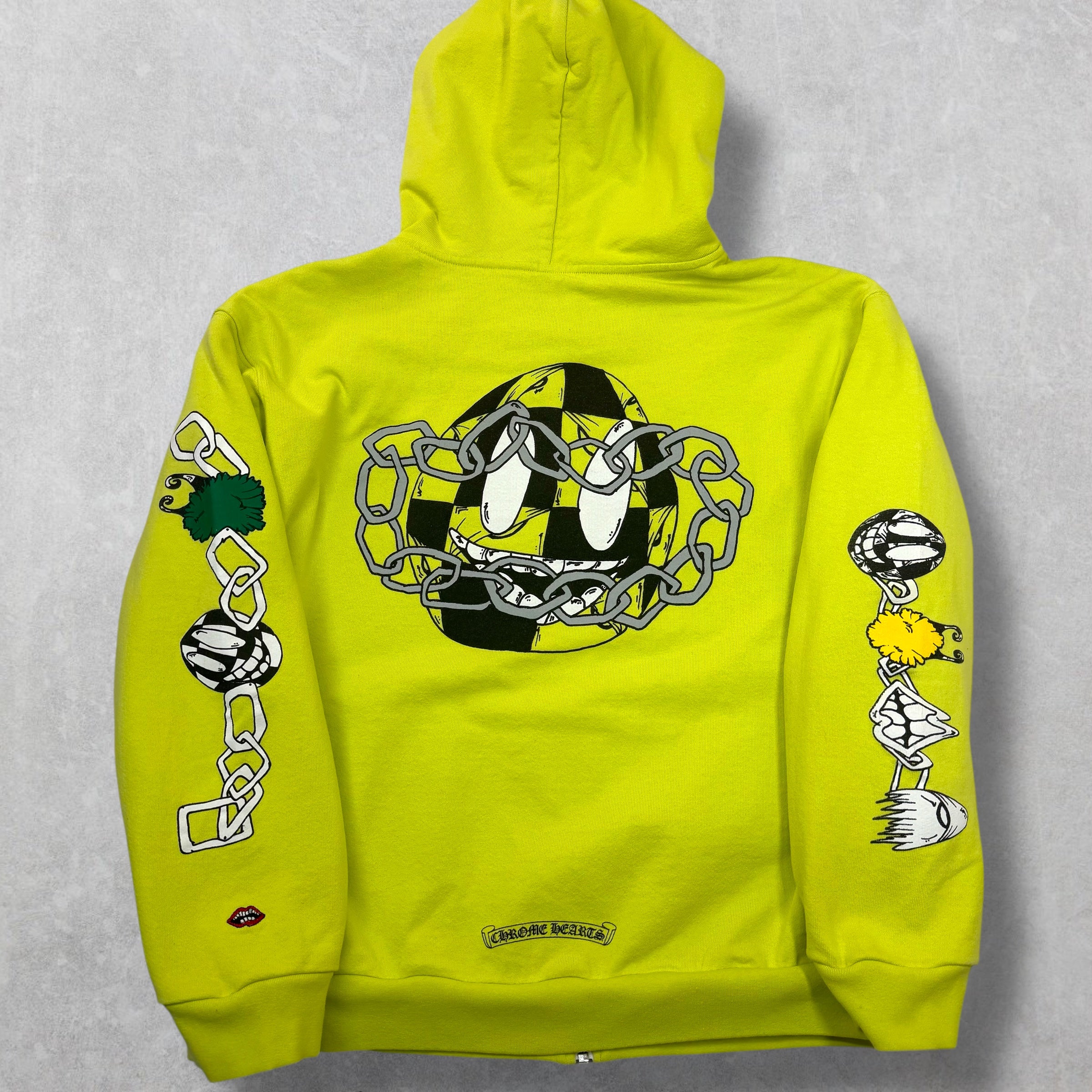 Chrome Hearts Matty Boy Link Thermal Zip Up L