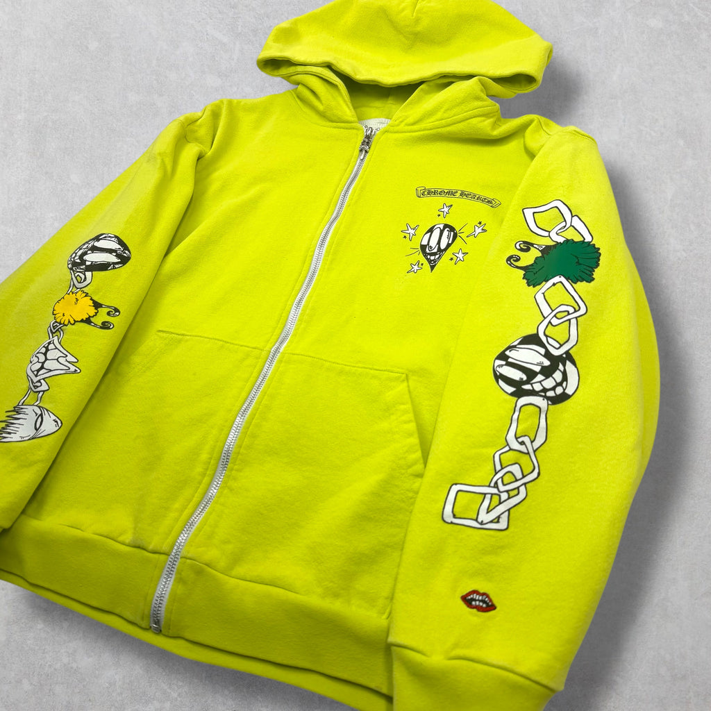 Chrome Hearts Matty Boy Link Thermal Zip Up L