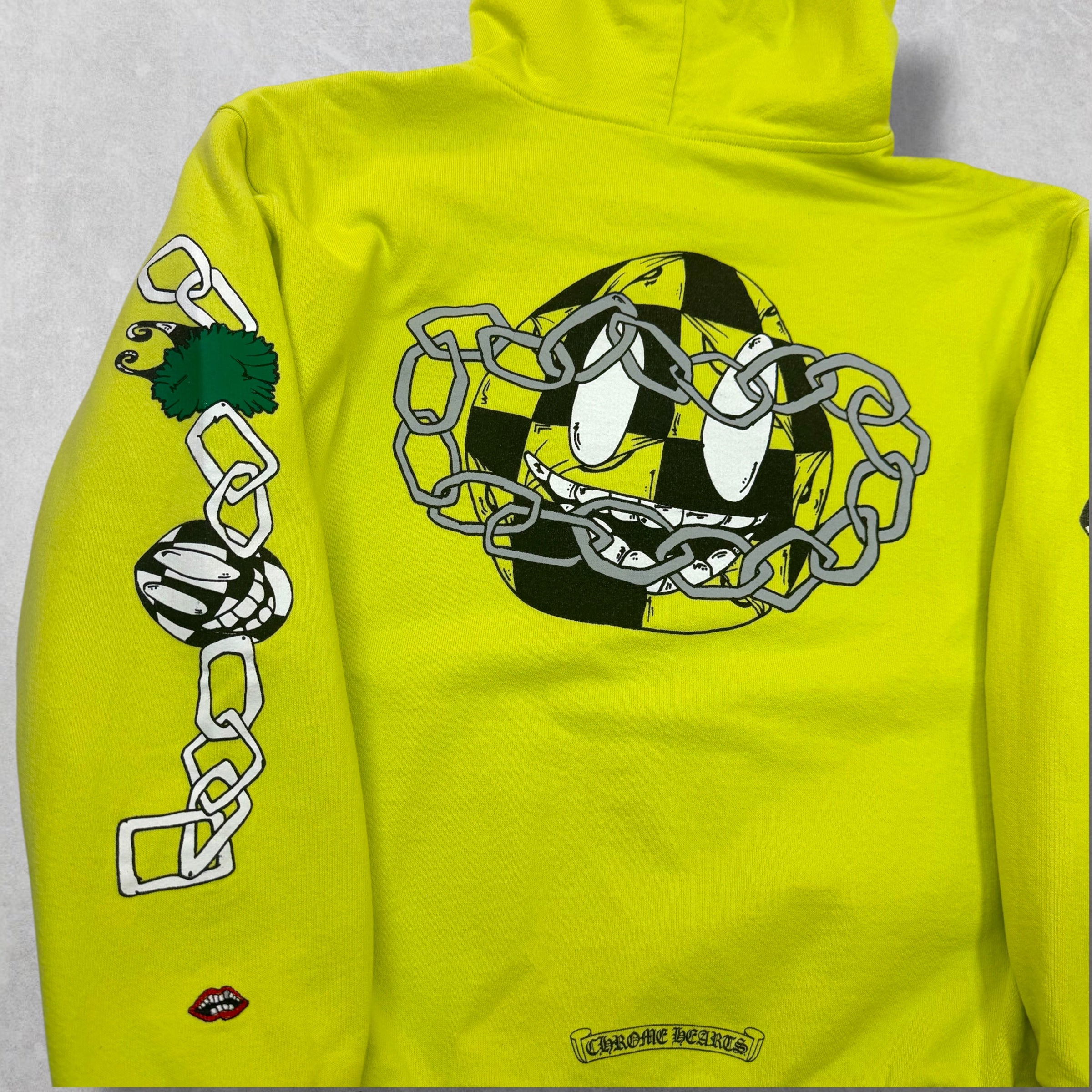 Chrome Hearts Matty Boy Link Thermal Zip Up L