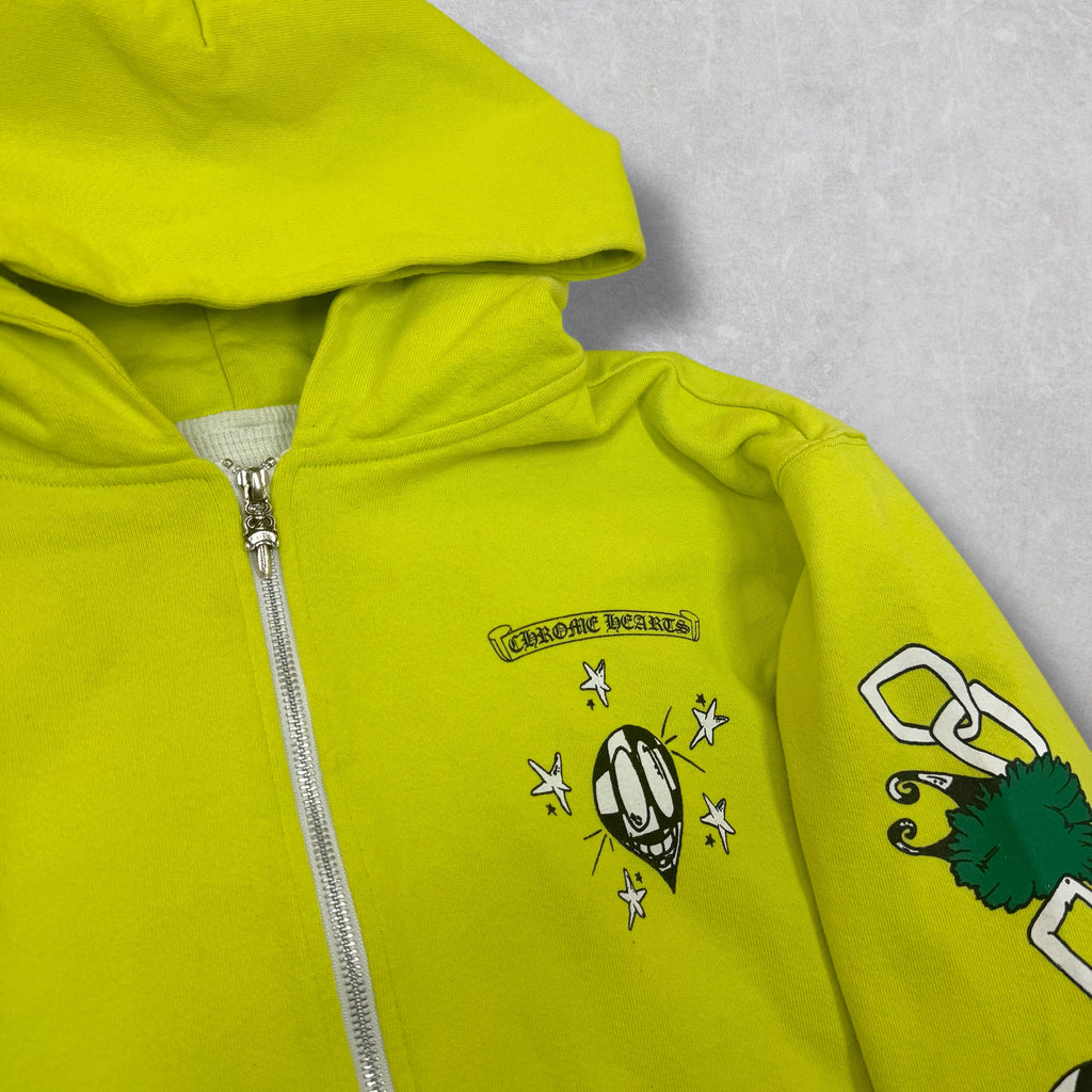Chrome Hearts Matty Boy Link Thermal Zip Up L