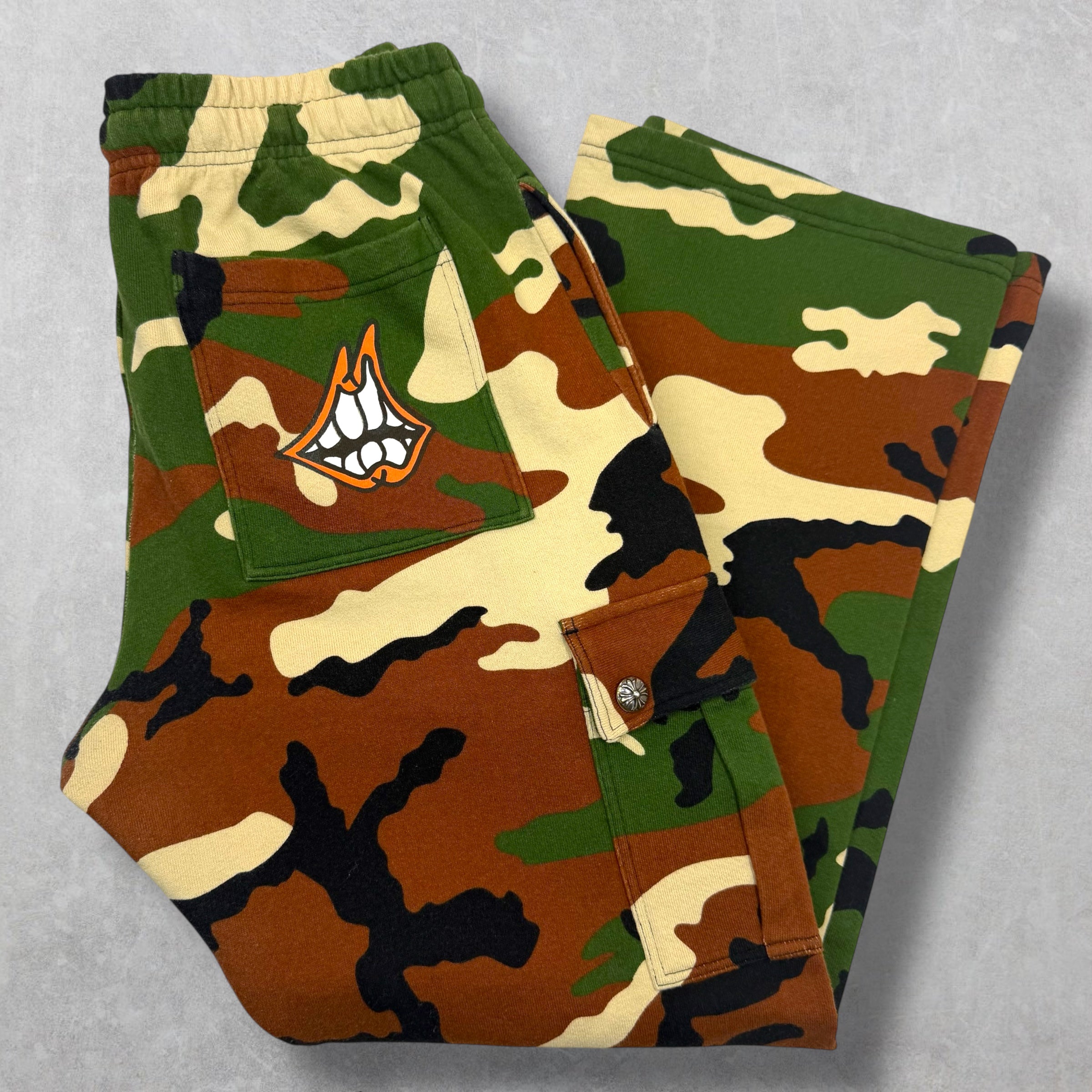Chrome Hearts Matty Boy Camo Carpenter Sweats L