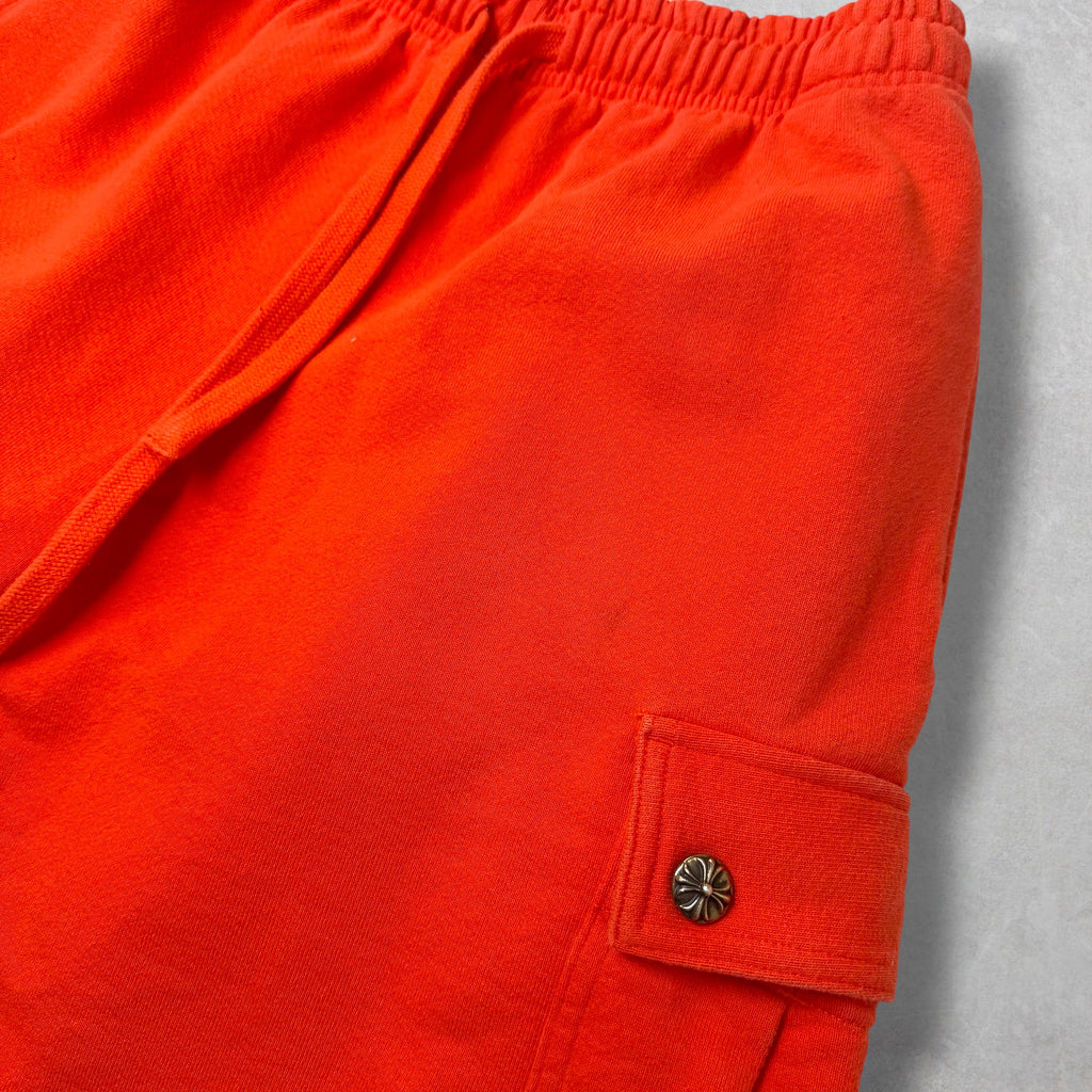 Chrome Hearts Matty Boy Sick Hearts Cargo Sweatshorts L