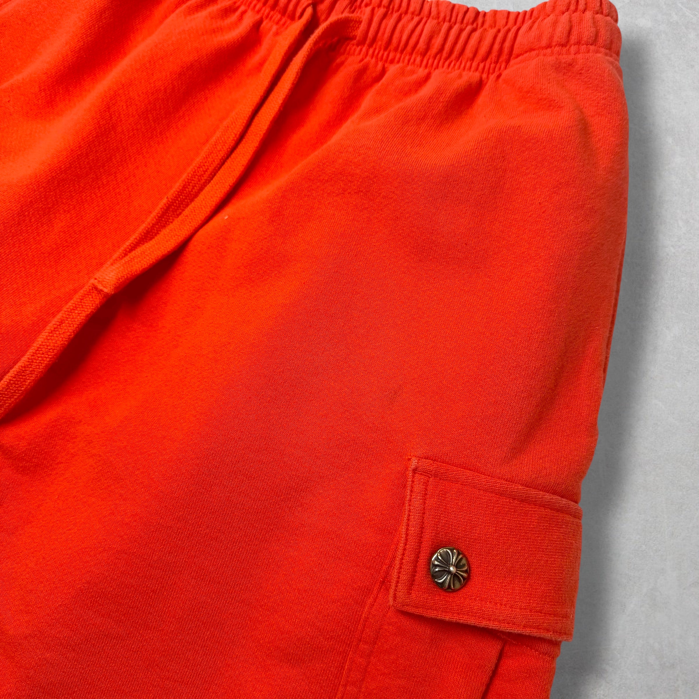 Chrome Hearts Matty Boy Sick Hearts Cargo Sweatshorts L