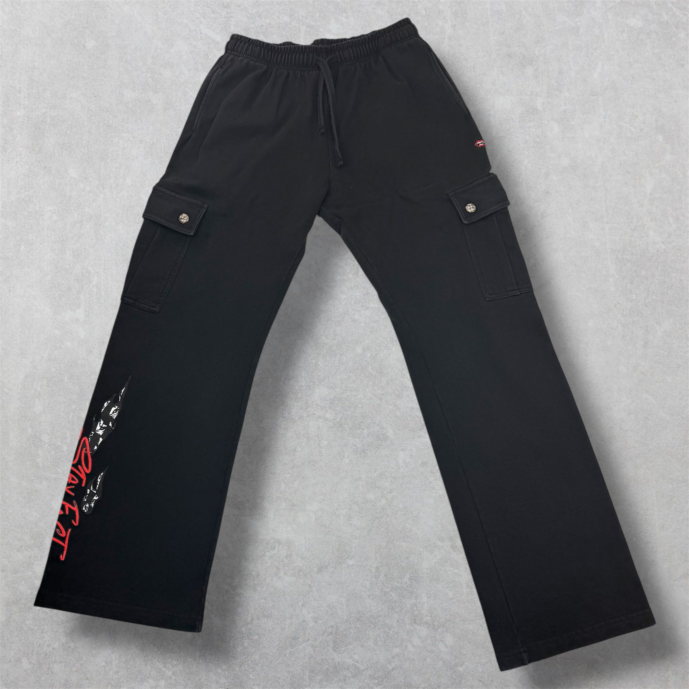 Chrome Hearts Matty Boy Stay Fast Cargo Sweats L