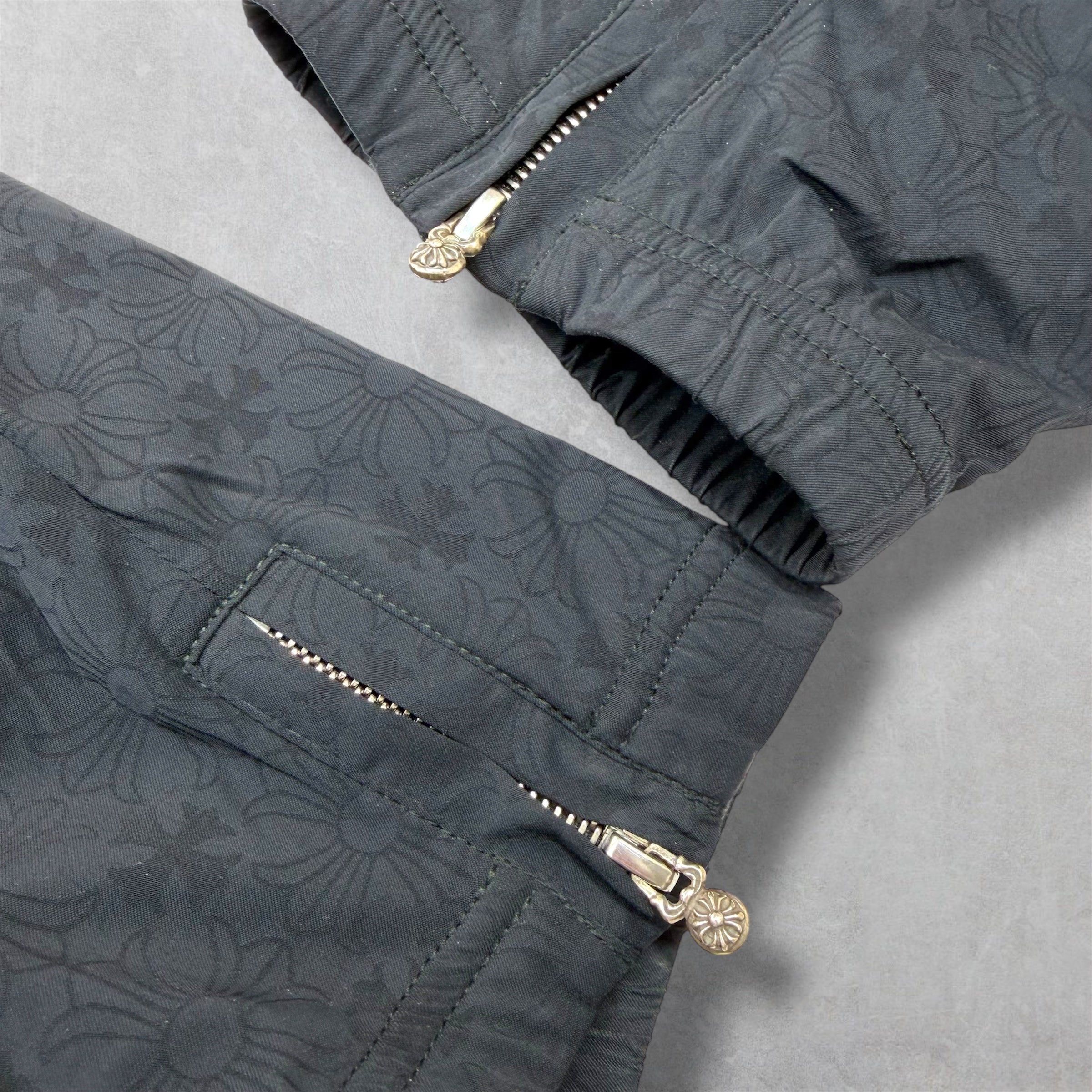 Chrome Hearts Monogram Black Track Pants L
