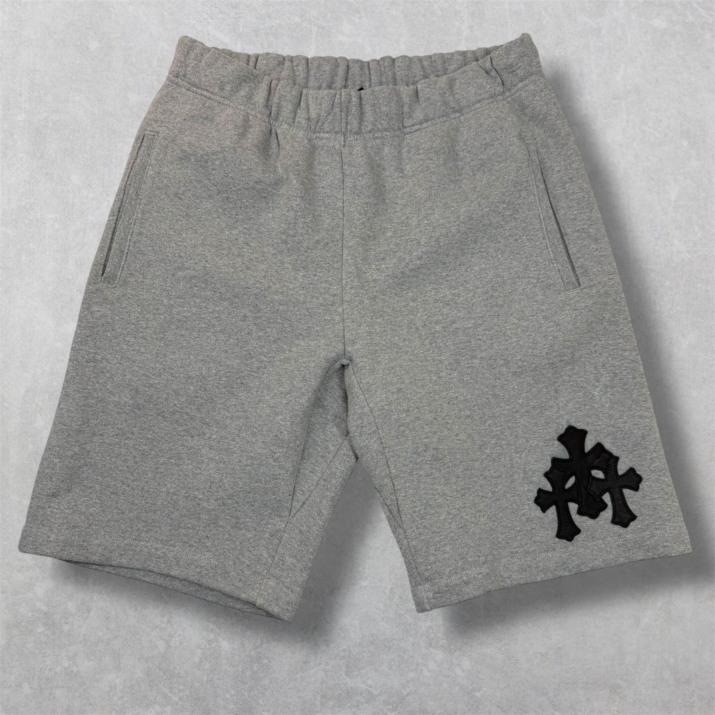 Chrome Hearts Grey Paper Jam Shorts M