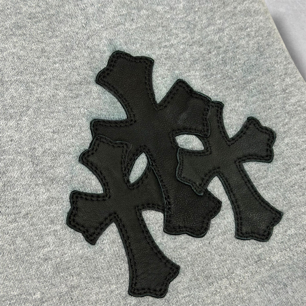 Chrome Hearts Grey Paper Jam Shorts M