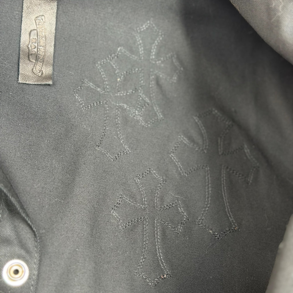 Chrome Hearts Leopard Patch Work Dog Shirt M