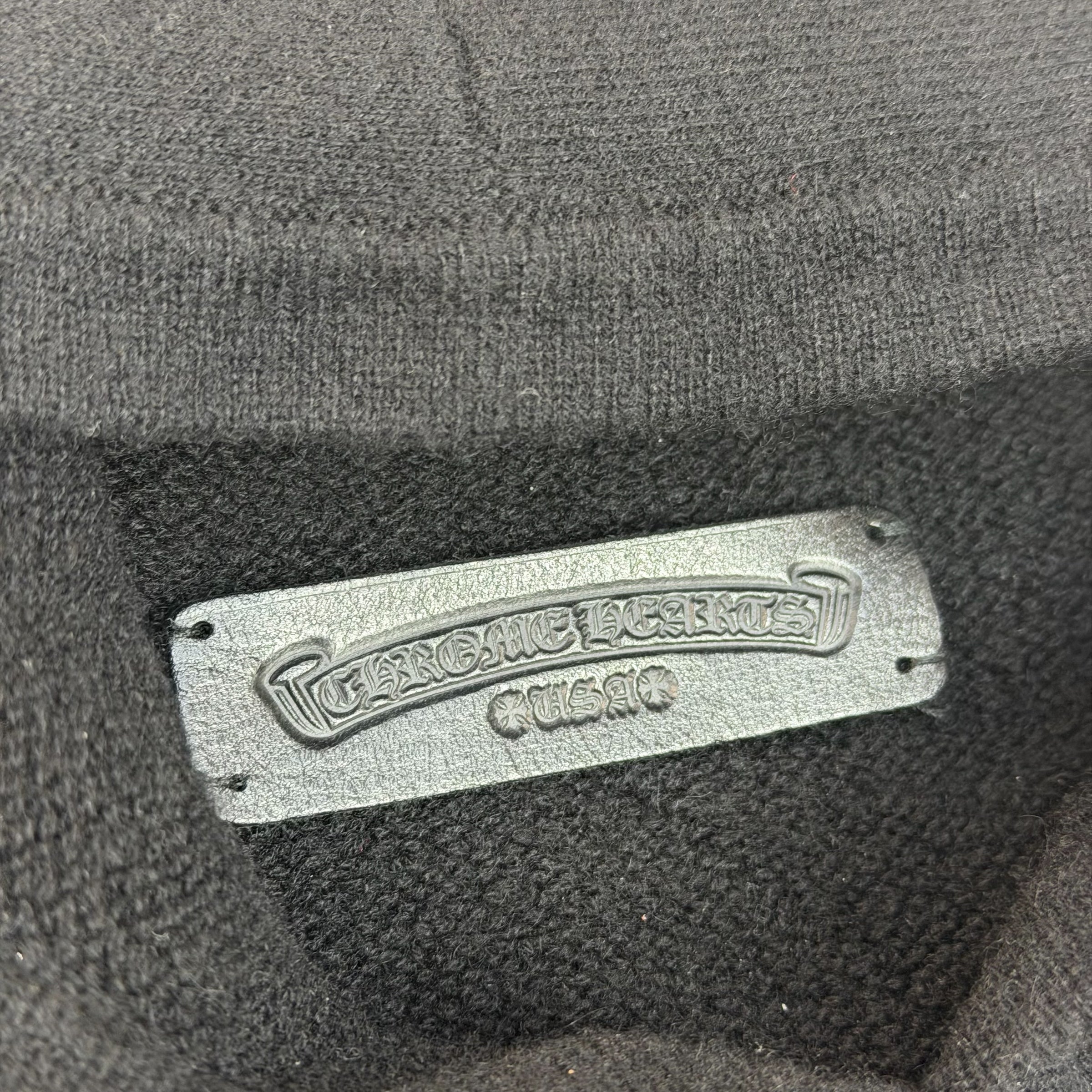 Chrome Hearts Floral Sleeve Cashmere Hoodie L