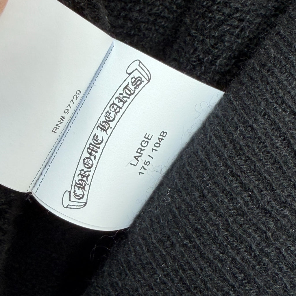 Chrome Hearts Floral Sleeve Cashmere Hoodie L
