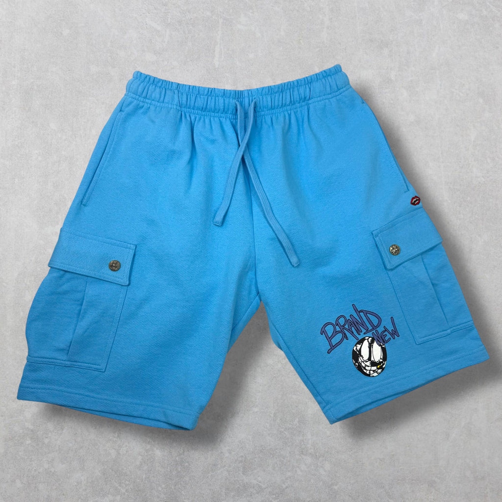 Chrome Hearts Matty Boy Blue Cargo Shorts L