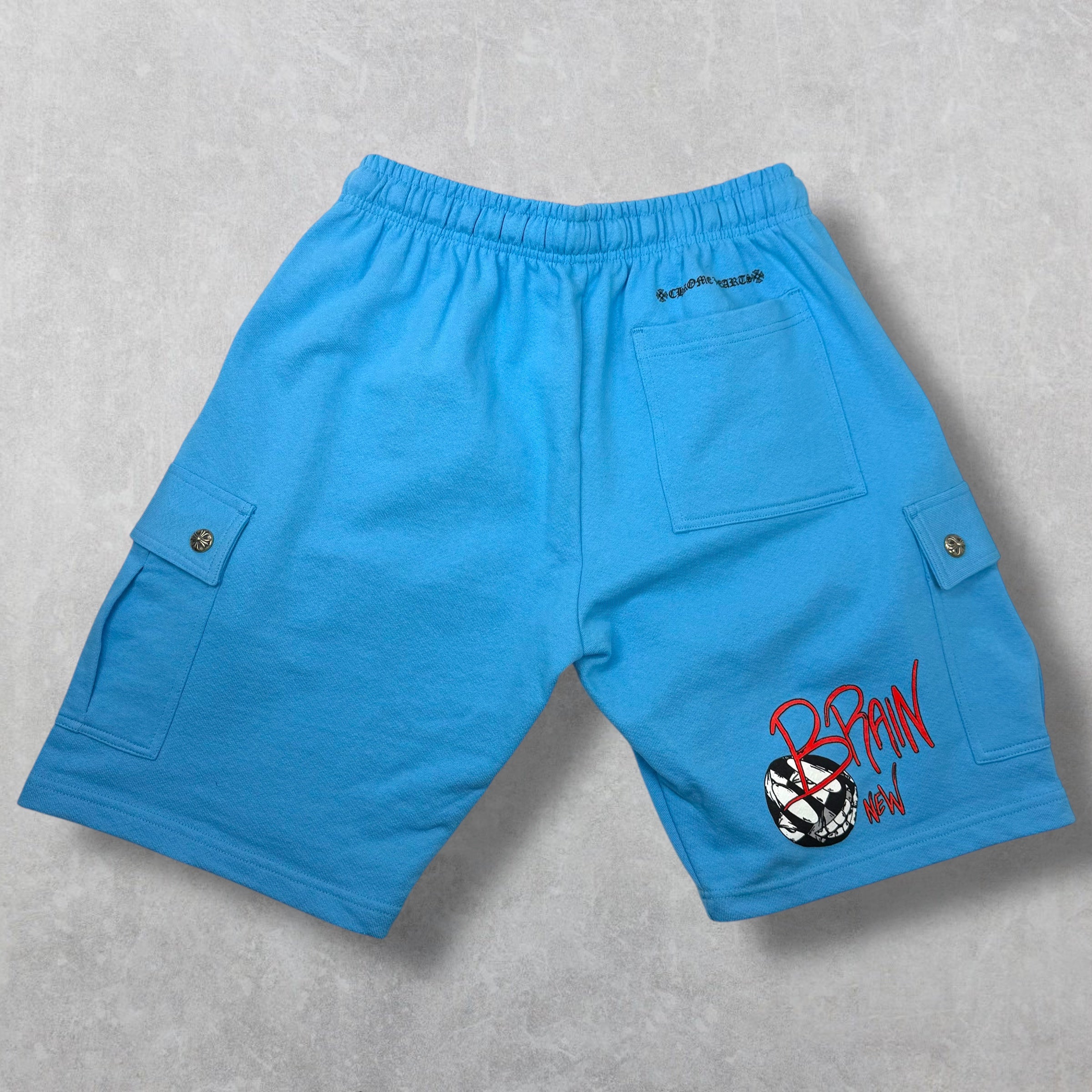 Chrome Hearts Matty Boy Blue Cargo Shorts L