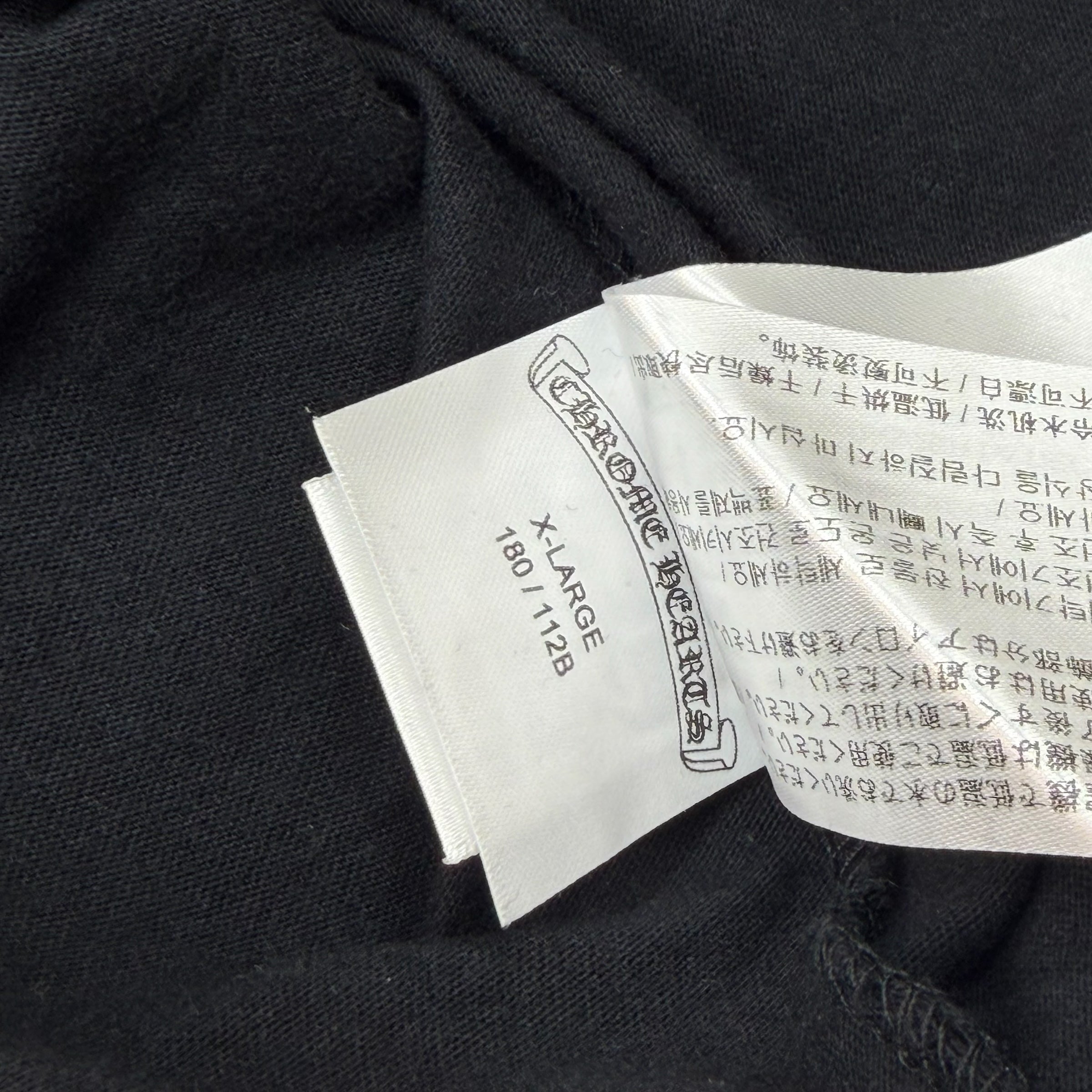 Chrome Hearts Horseshoe Logo Indigo Staff L/S XL