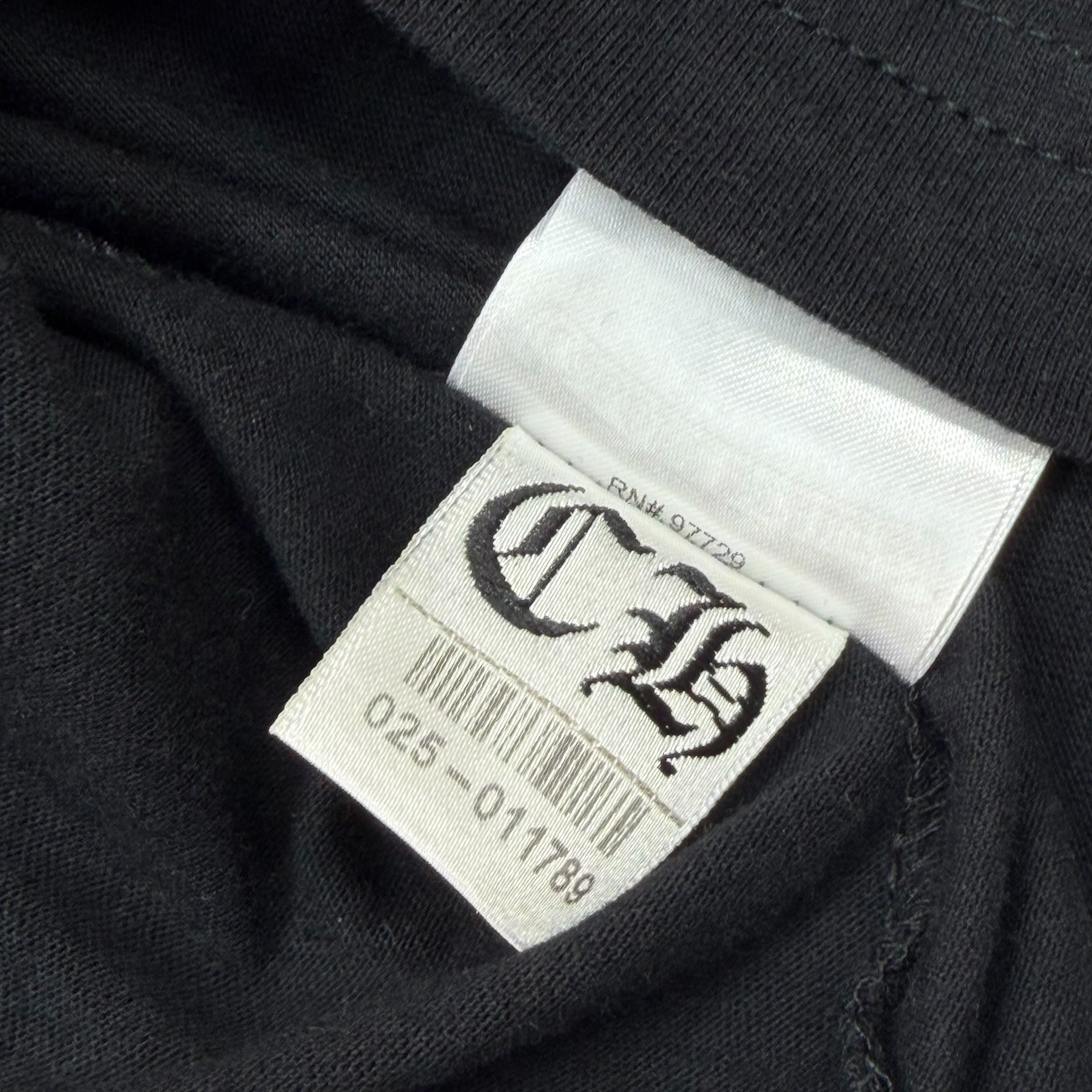 Chrome Hearts Horseshoe Logo Indigo Staff L/S XL