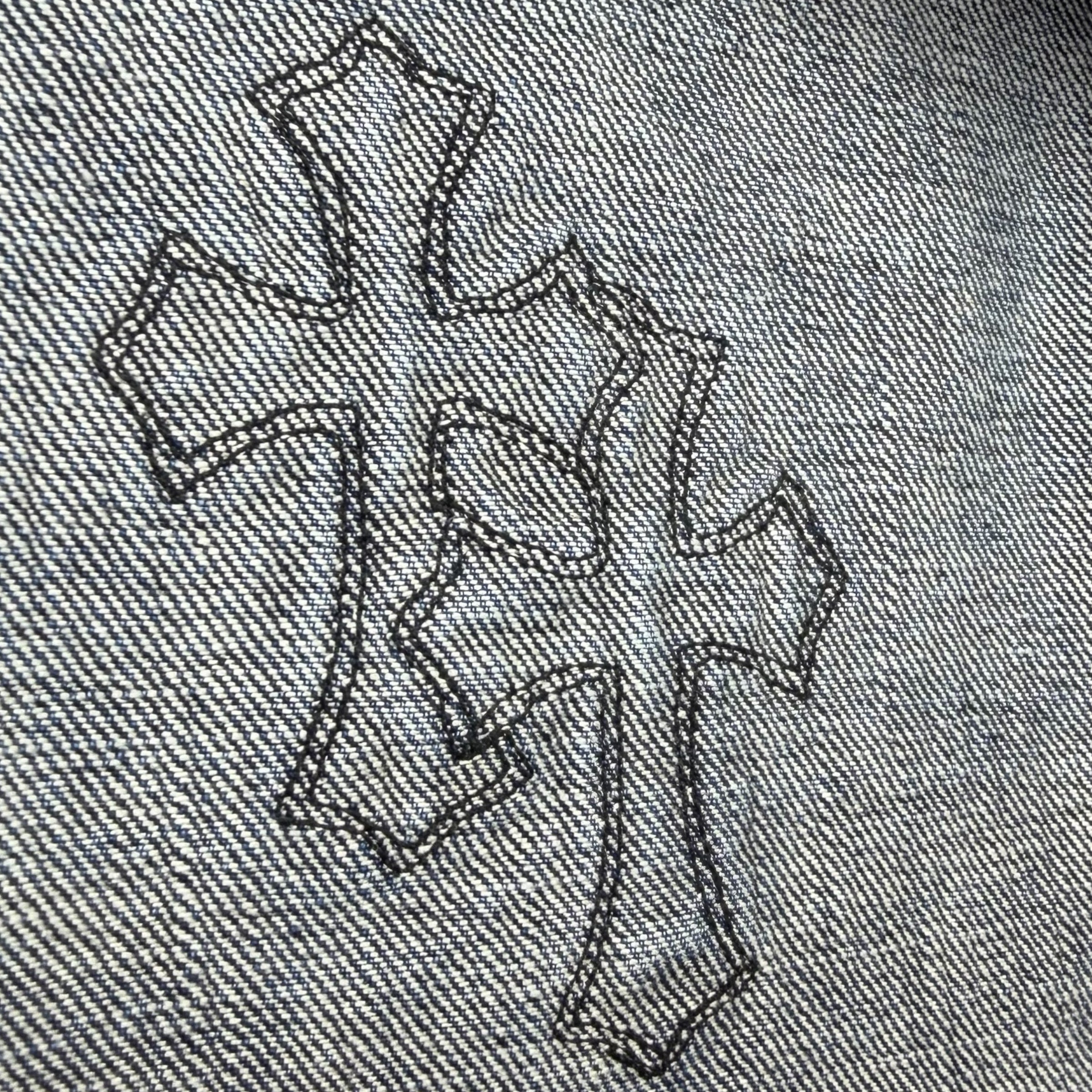 Chrome Hearts Denim Cross Patch Shirt XL