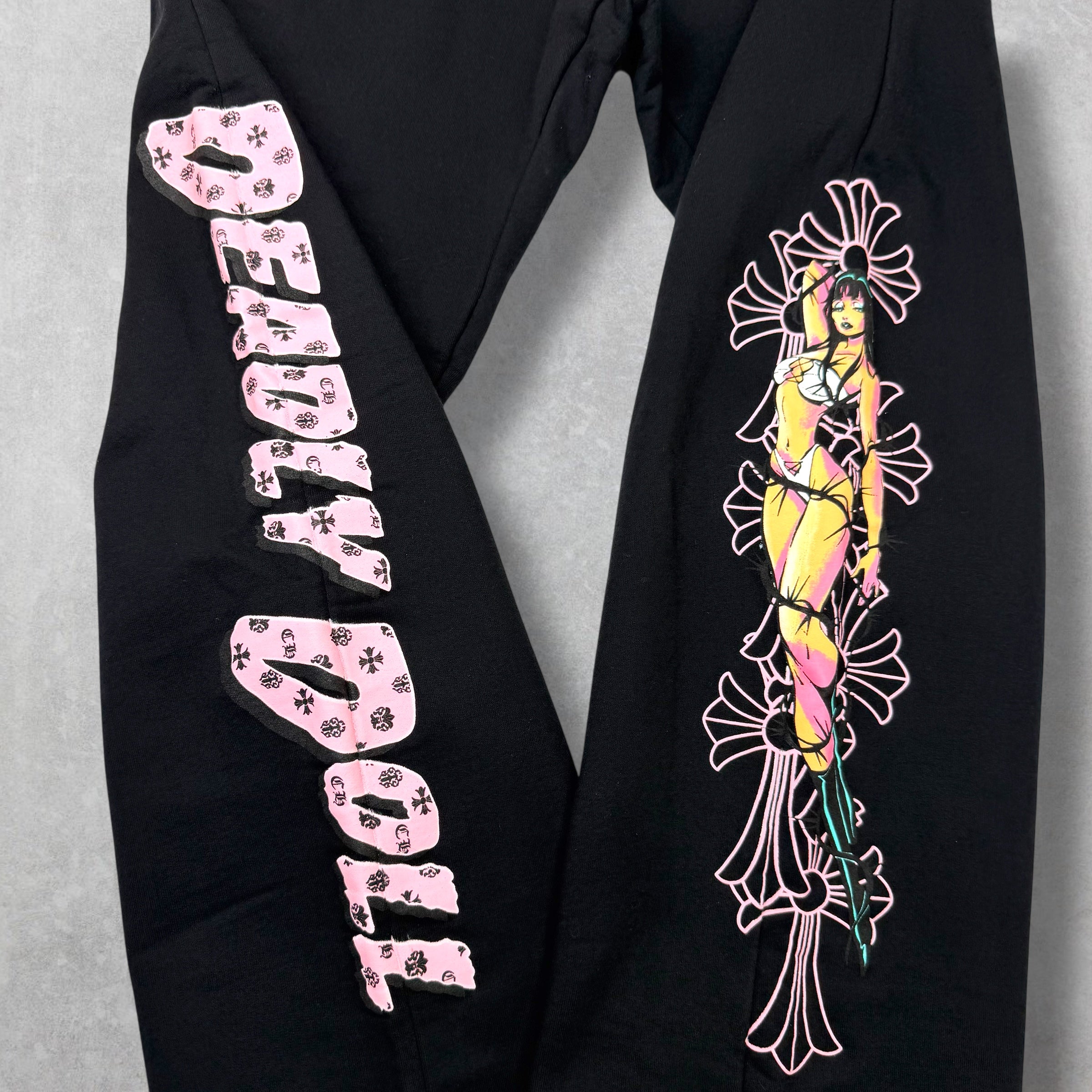 Chrome Hearts Jesse Jo Deadly Doll Sweatpants L