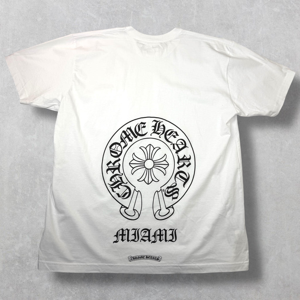 Chrome Hearts Miami Horseshoe Tee White XXL