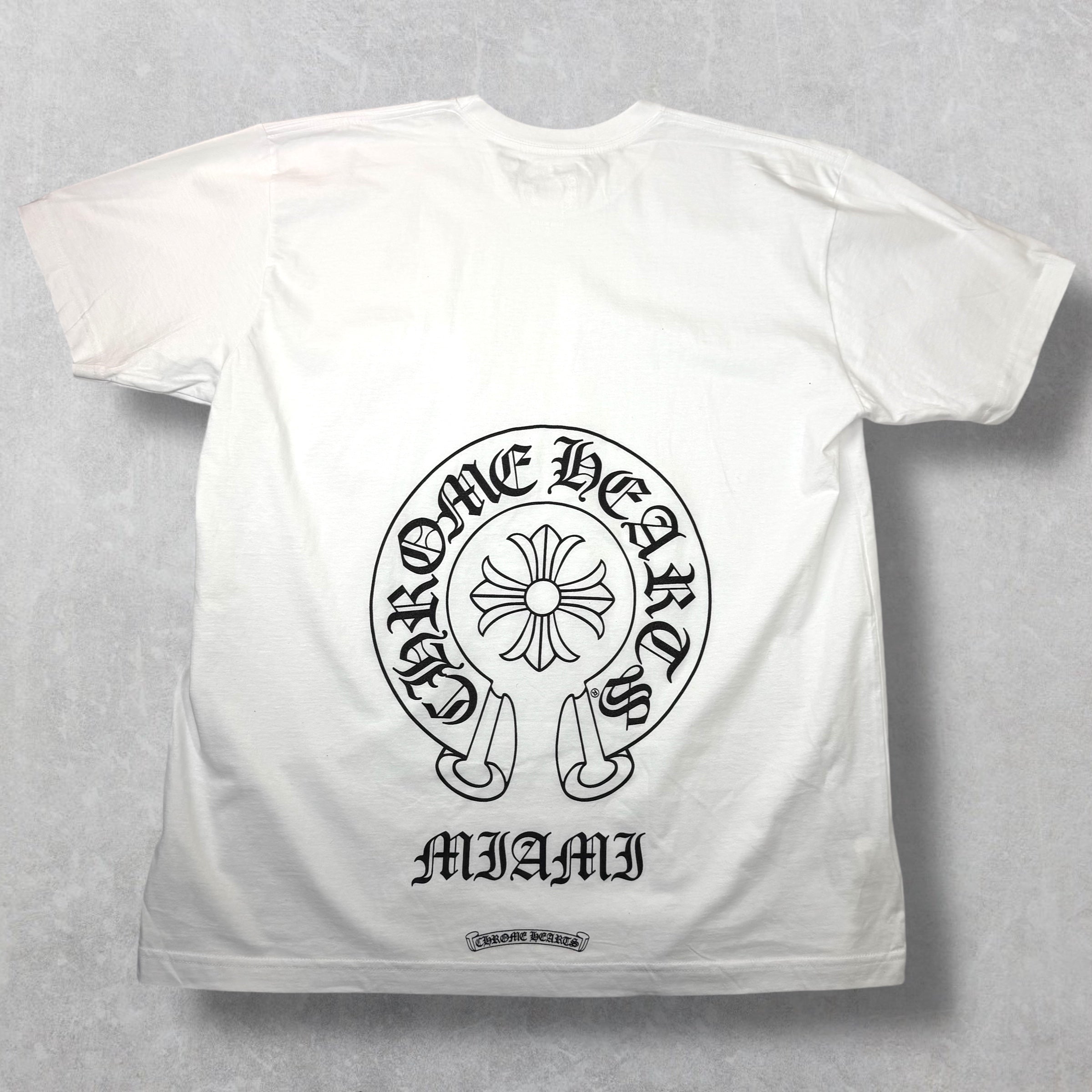 Chrome Hearts Miami Horseshoe Tee White XXL