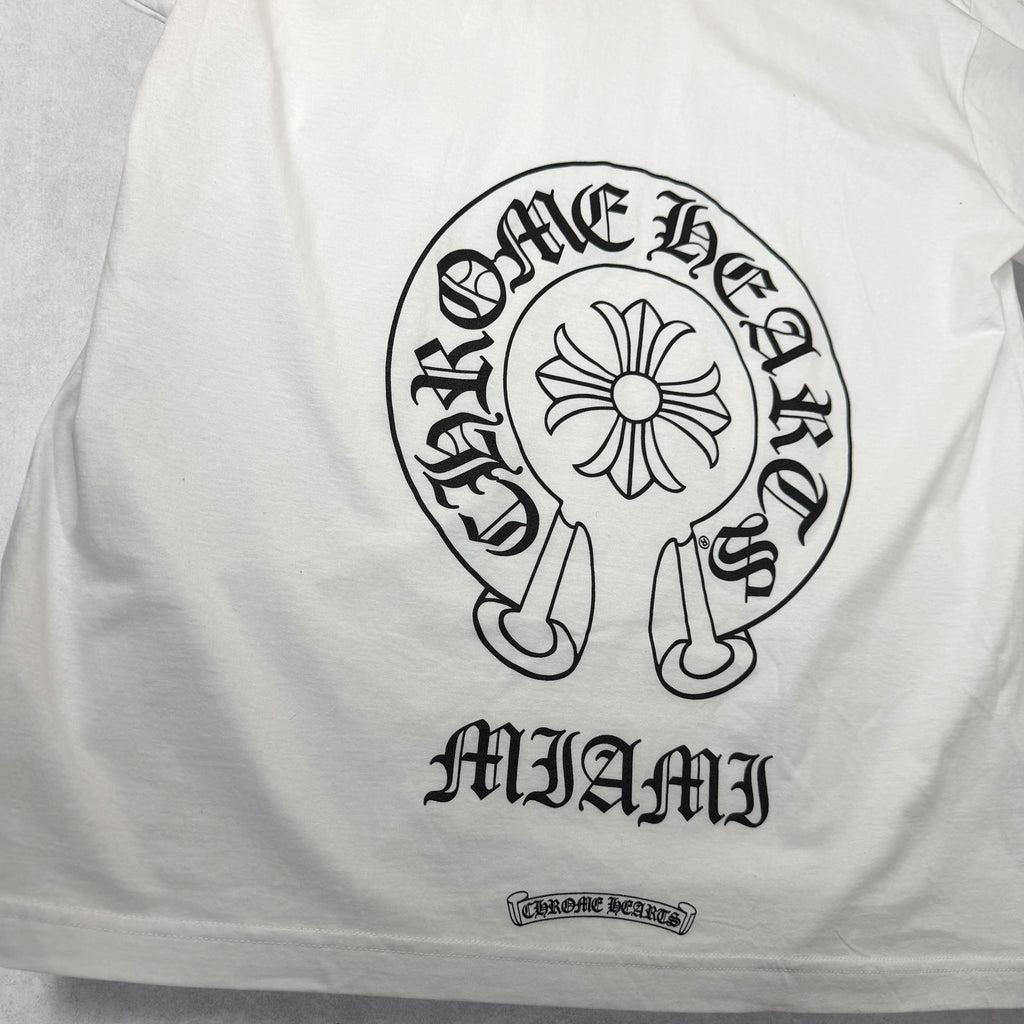 Chrome Hearts Miami Horseshoe Tee White XXL