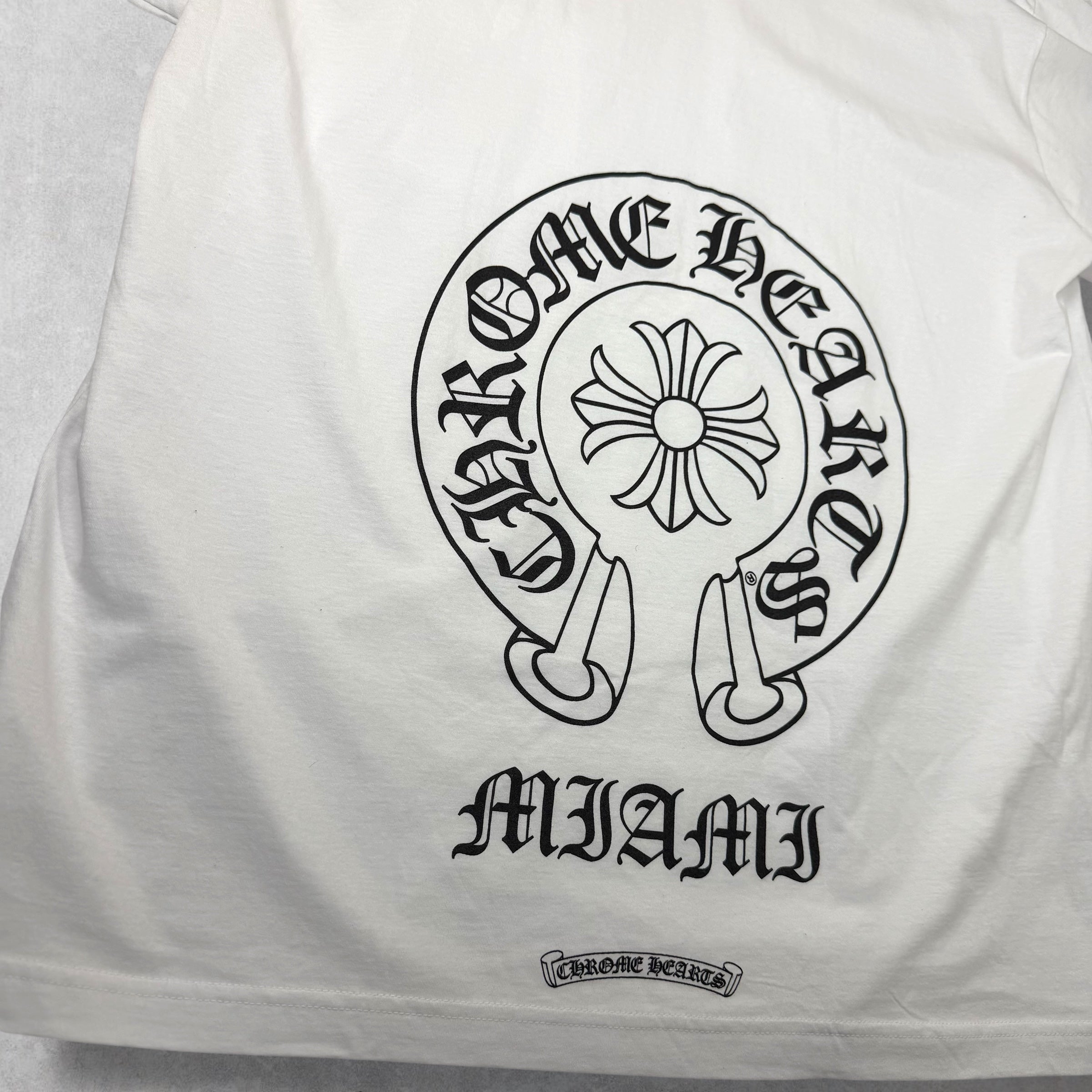 Chrome Hearts Miami Horseshoe Tee White XXL