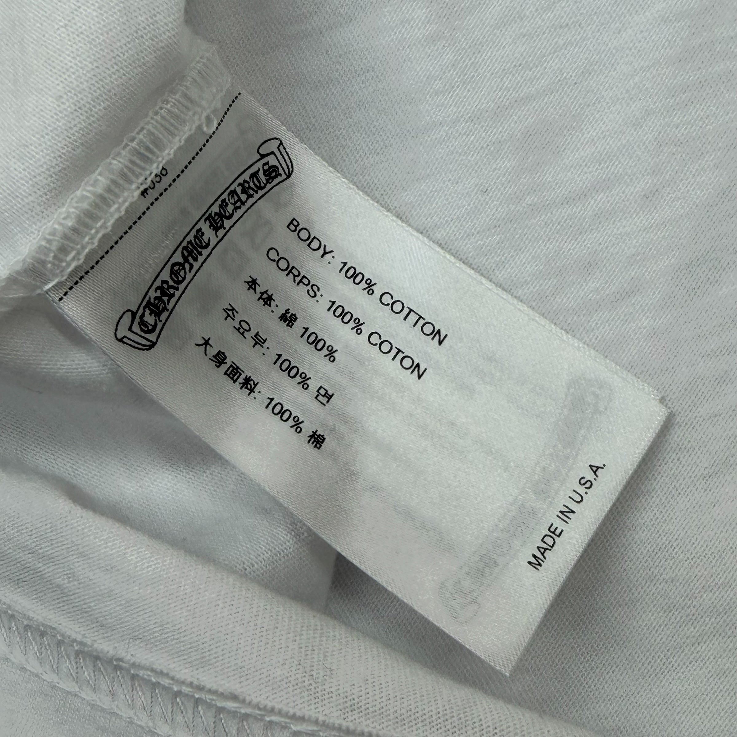 Chrome Hearts Miami Horseshoe Tee White XXL