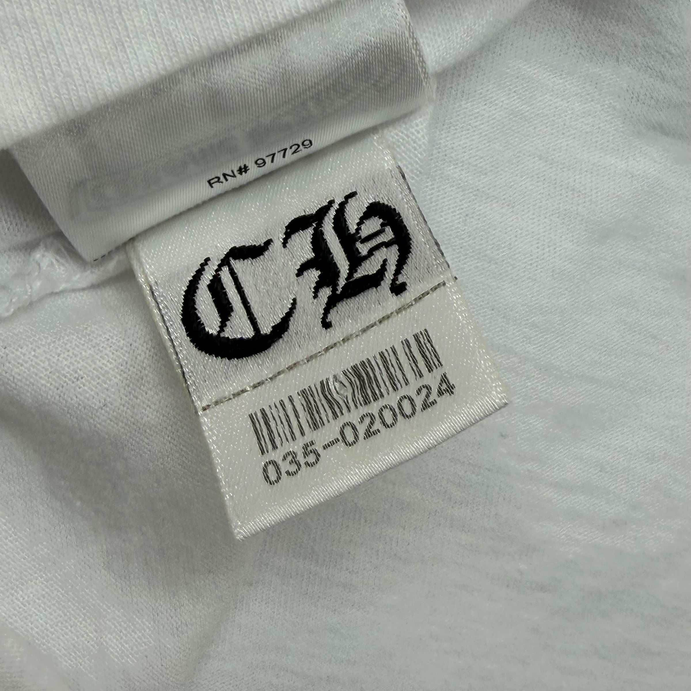 Chrome Hearts Miami Horseshoe Tee White XXL