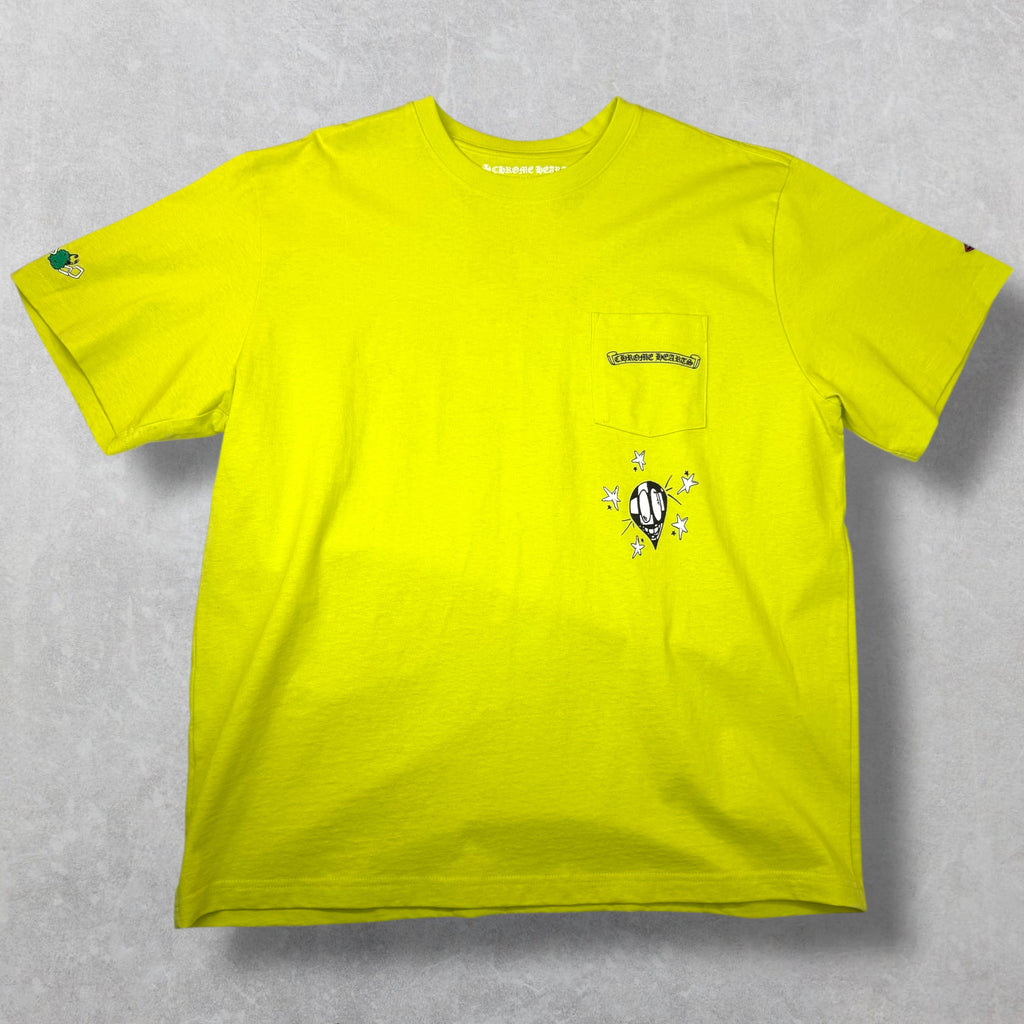 Chrome Hearts Matty Boy "Links" Neon Green Tee XXL