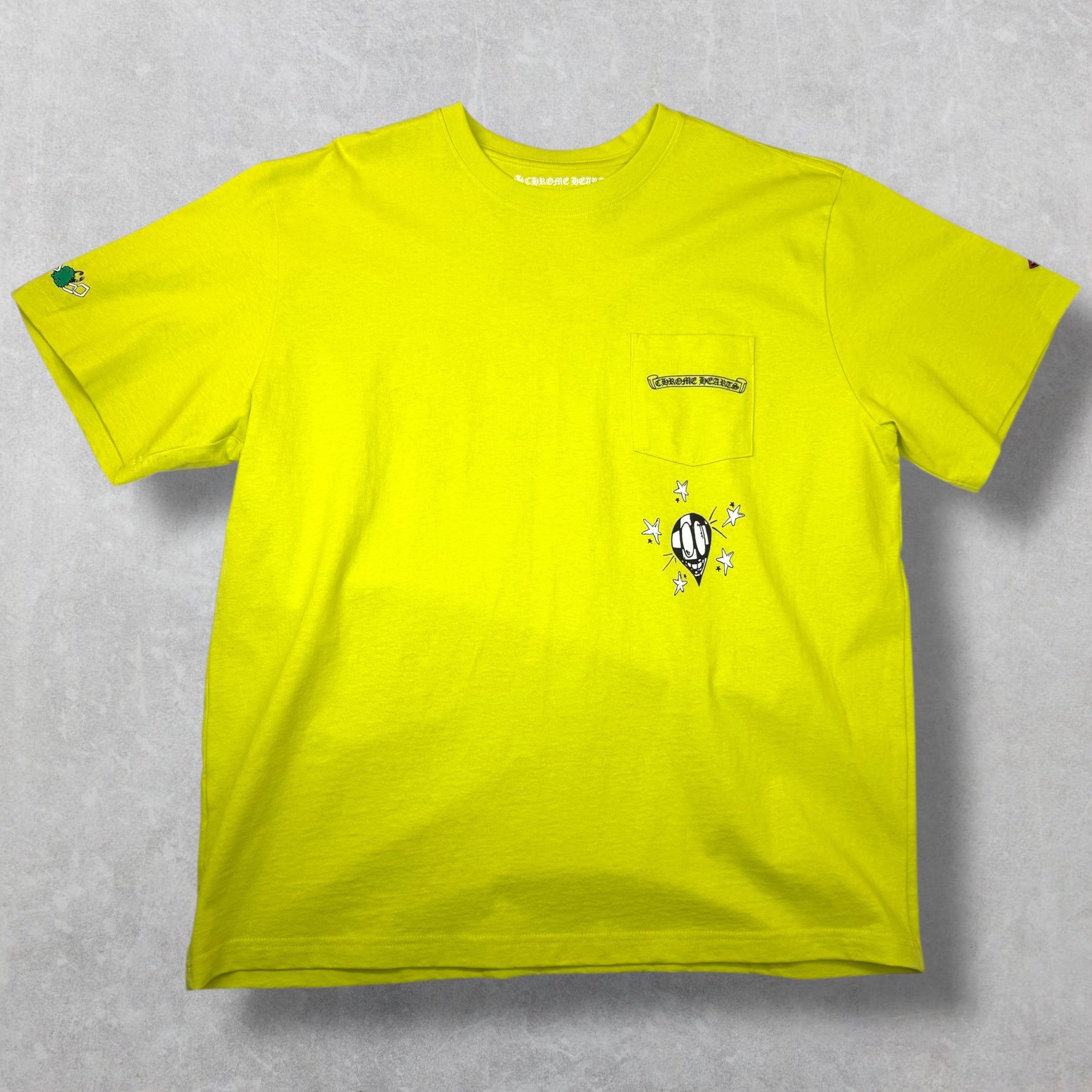 Chrome Hearts Matty Boy "Links" Neon Green Tee XXL