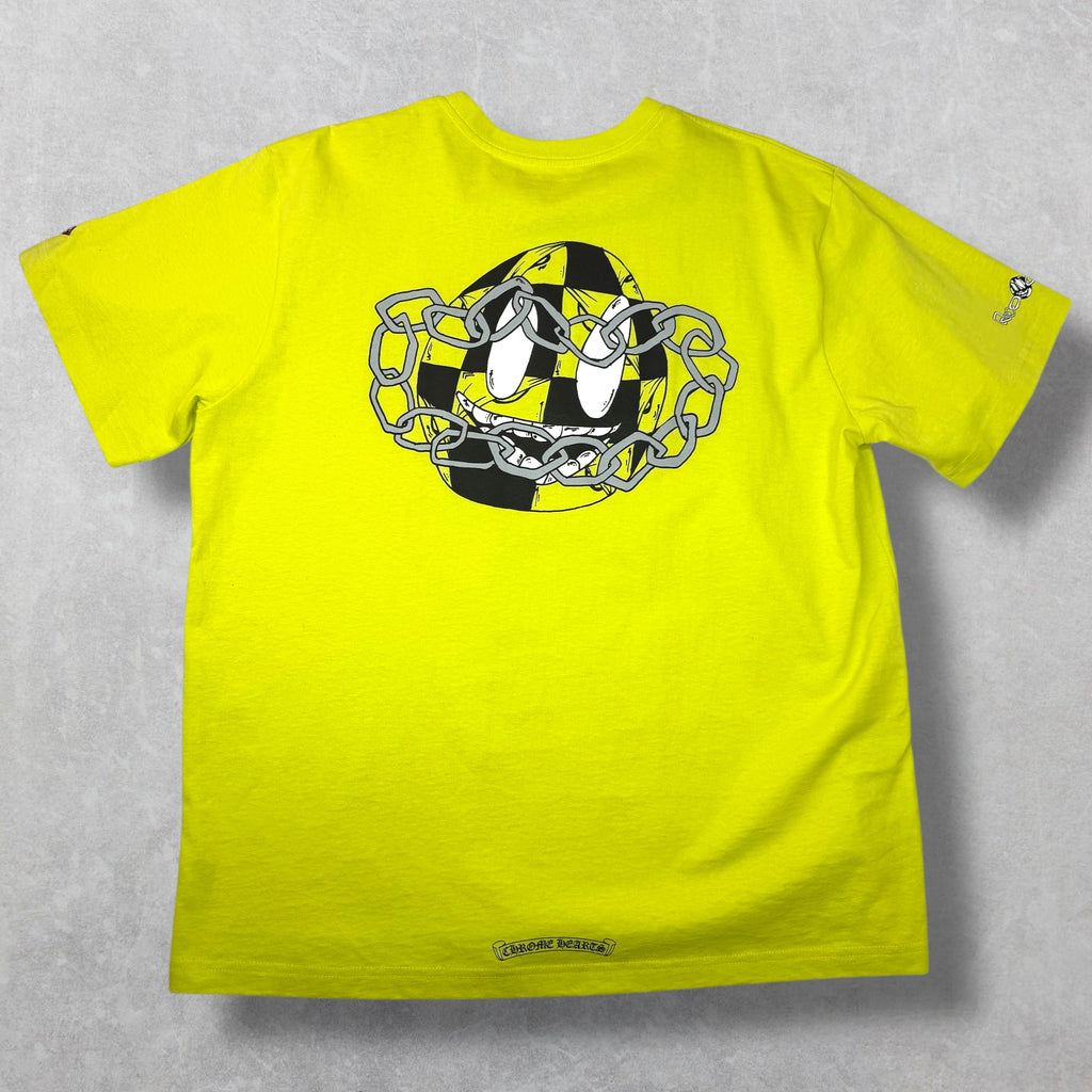 Chrome Hearts Matty Boy "Links" Neon Green Tee XXL