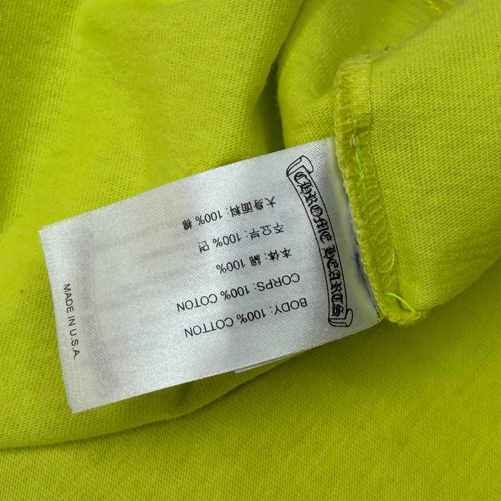 Chrome Hearts Matty Boy "Links" Neon Green Tee XXL