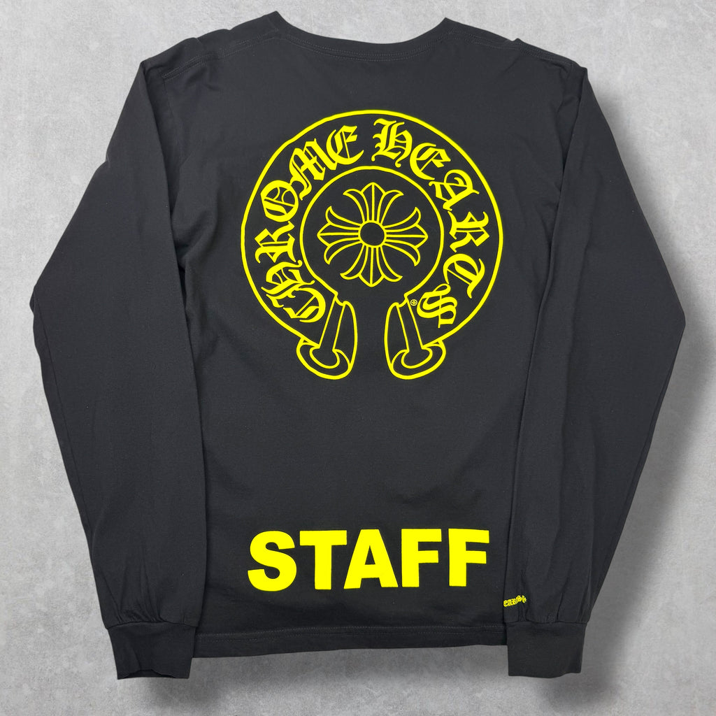 Chrome Hearts Horseshoe Plus Logo Neon Staff L/S XL